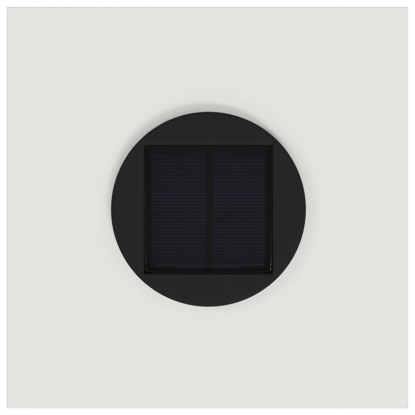 Solar LED Wegeleuchte 2 stk. Warmes Weiß 18 x 18 x 80 cm