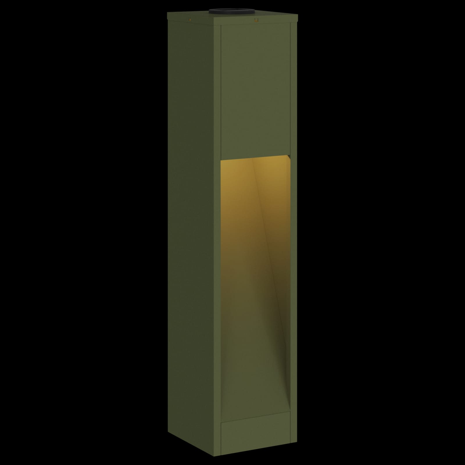 Solar LED Wegeleuchte 2 stk. Warmes Weiß 18 x 18 x 80 cm