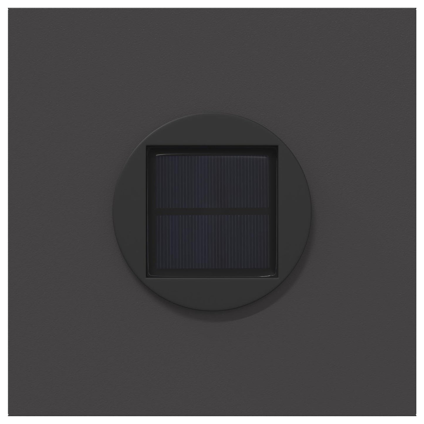 Solar LED Weg Licht 2 stk. Warmes Weiß 18 x 18 x 50 cm