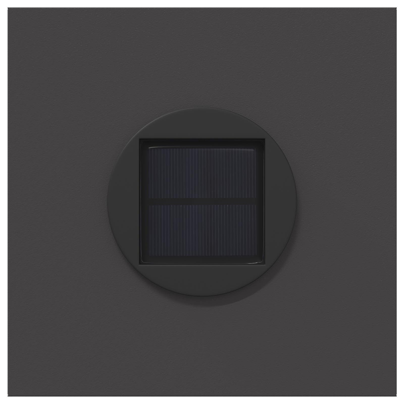 Solar LED Weg Licht 2 stk. Warmes Weiß 18 x 18 x 50 cm