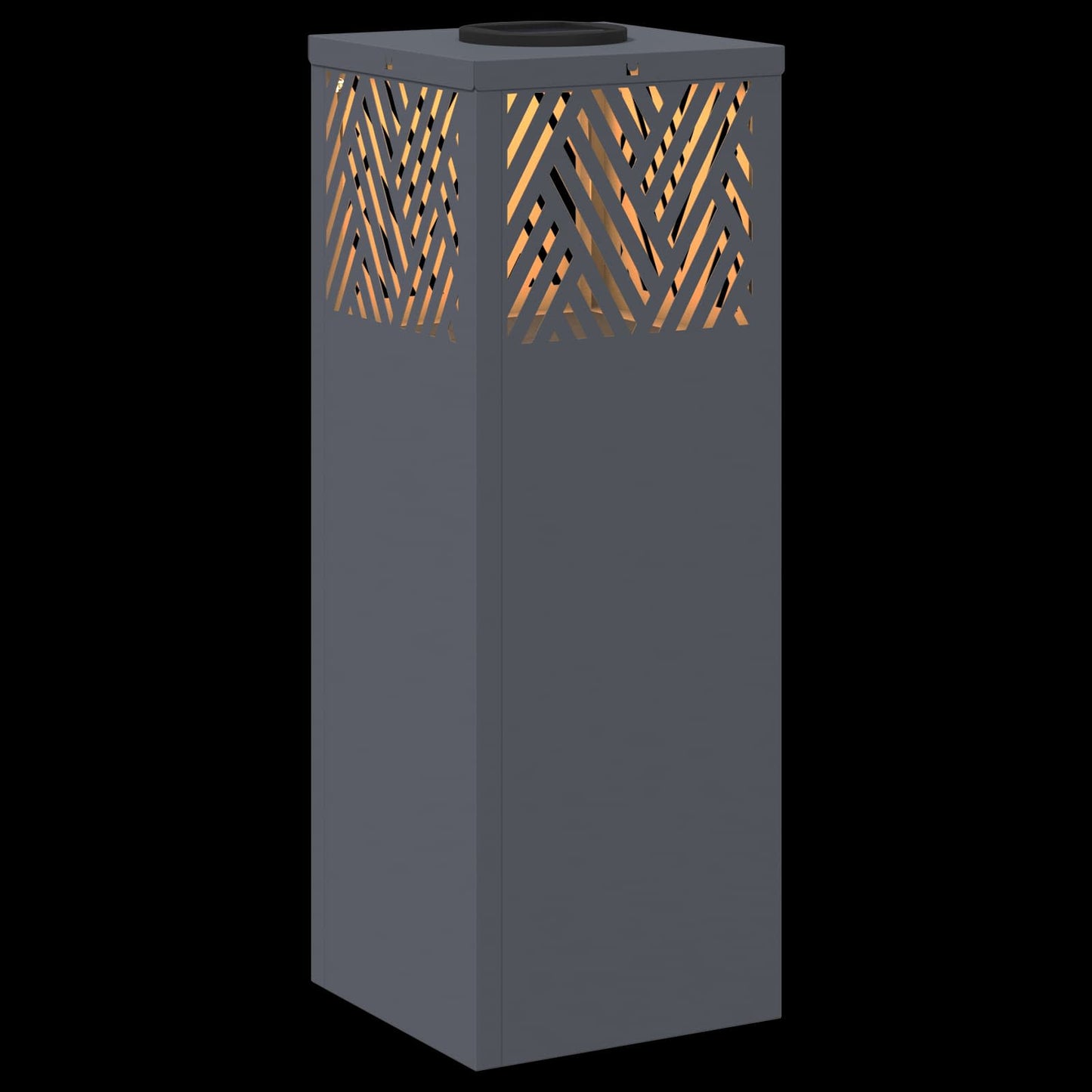 Solar LED Weg Licht 2 stk. Warmes Weiß 18 x 18 x 50 cm