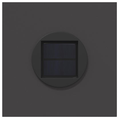 Solar LED Weg Licht 2 stk. Warmes Weiß 18 x 18 x 80 cm