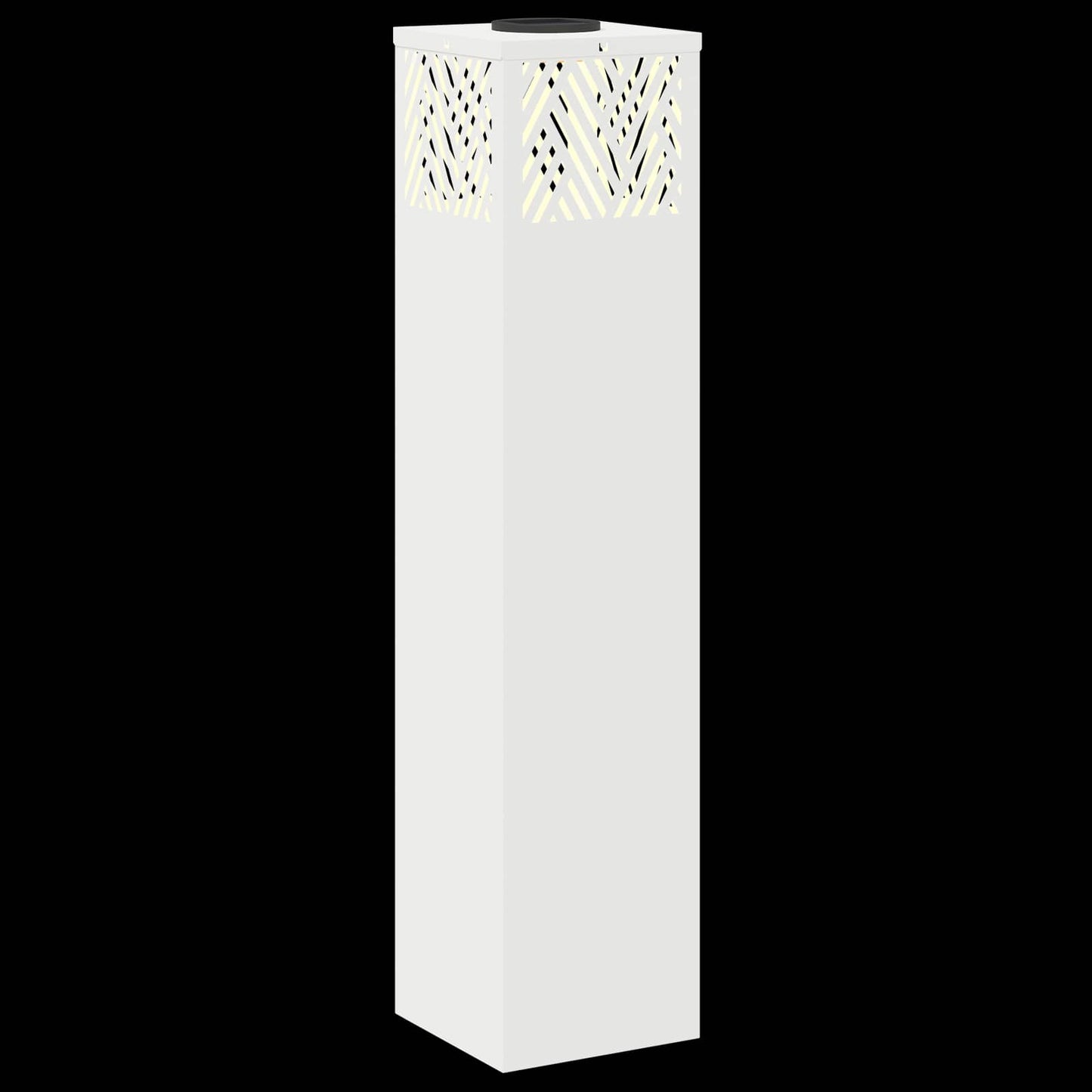 Solar LED Weg Licht 2 stk. Warmes Weiß 18 x 18 x 80 cm