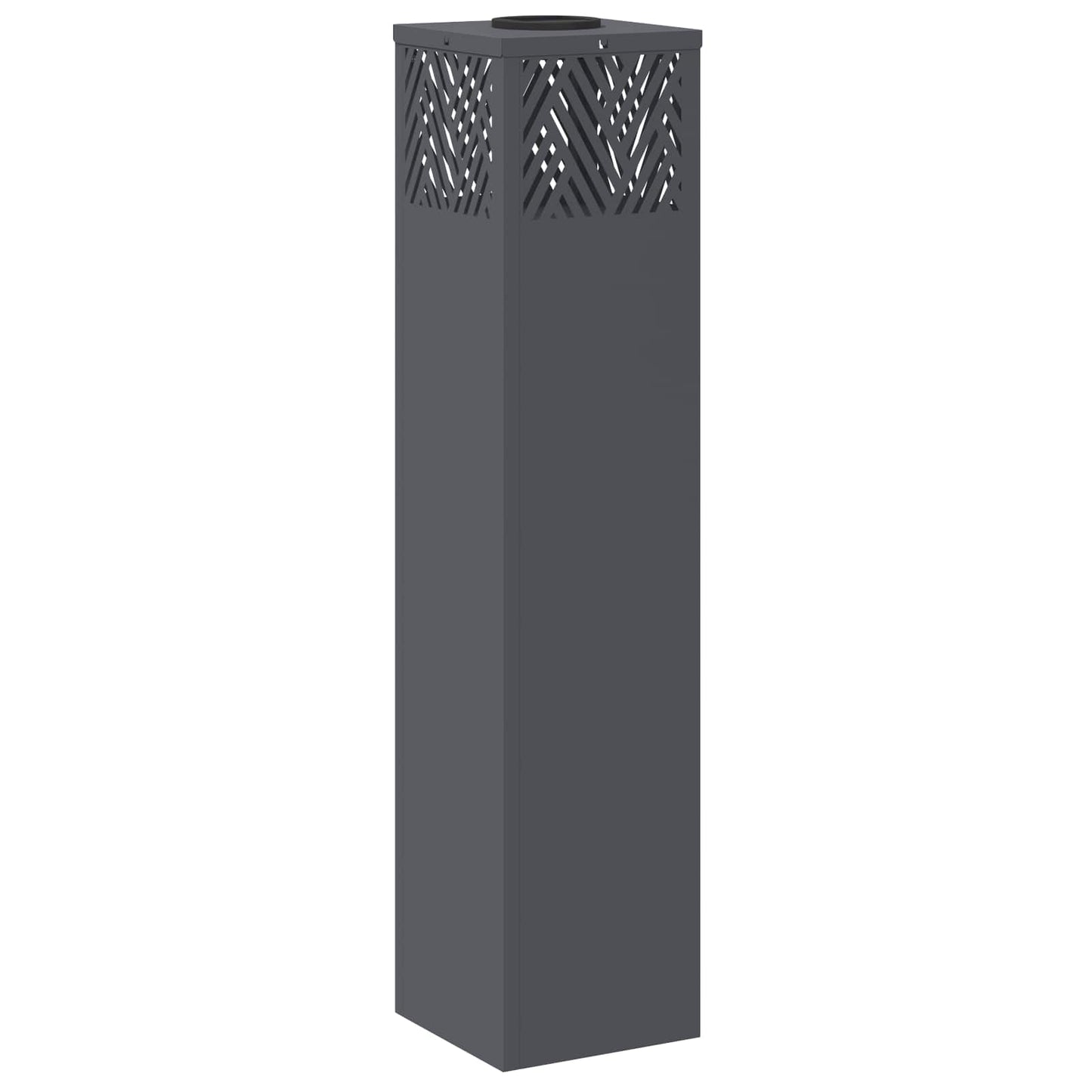 Solar LED Weg Licht 2 stk. Warmes Weiß 18 x 18 x 80 cm