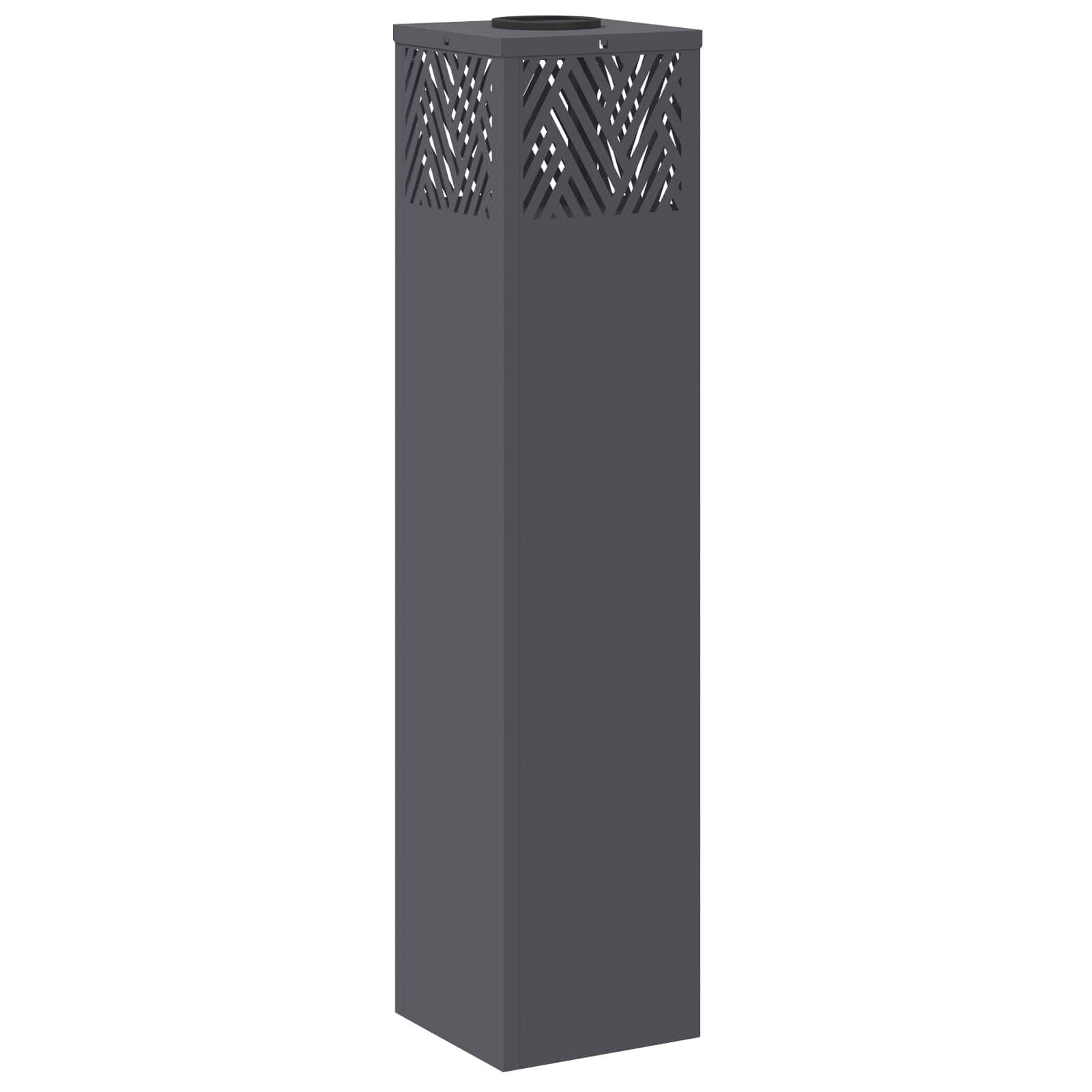 Solar LED Weg Licht 2 stk. Warmes Weiß 18 x 18 x 80 cm