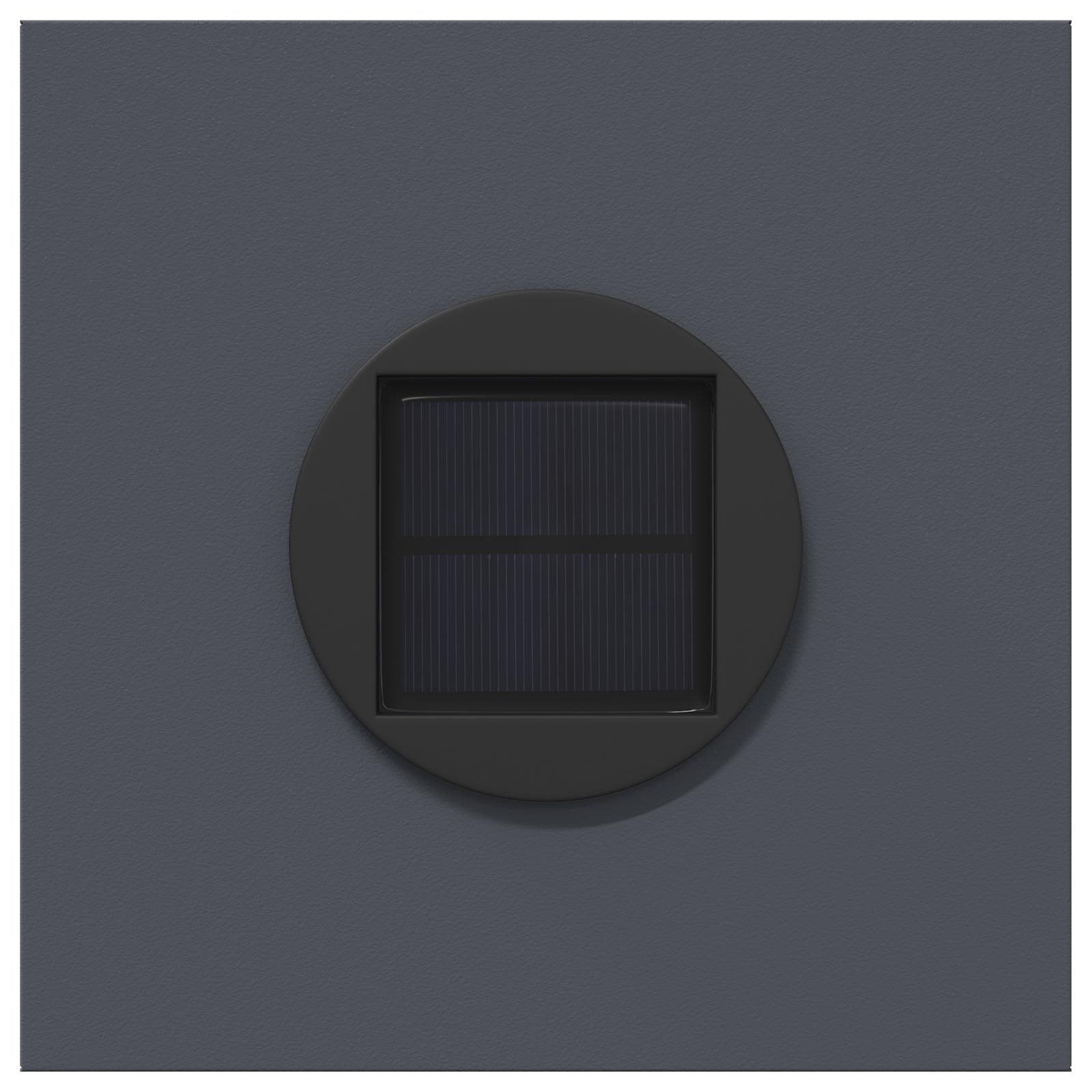 Solar LED Weg Licht 2 stk. Warmes Weiß 18 x 18 x 80 cm