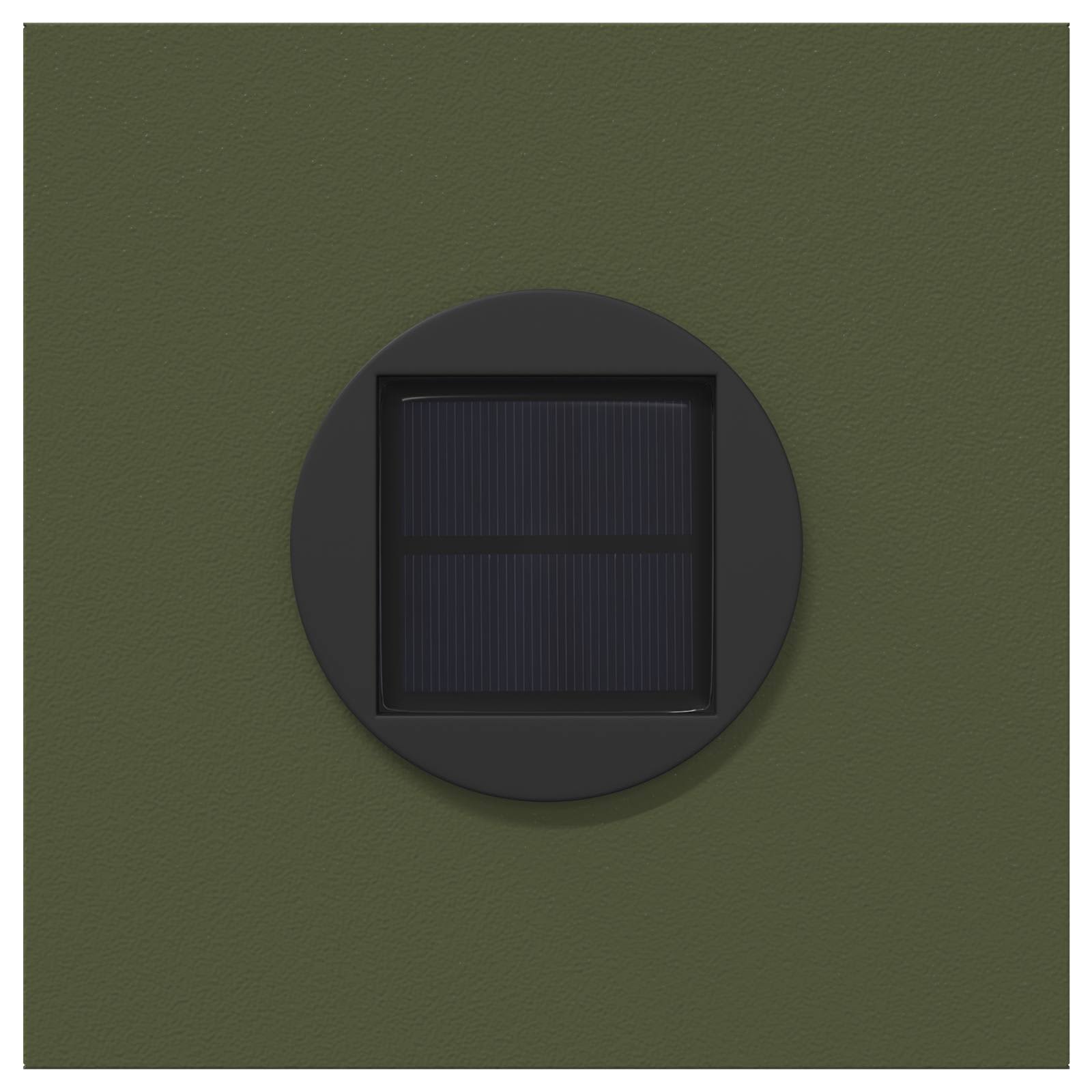 Solar LED Weg Licht 2 stk. Warmes Weiß 18 x 18 x 80 cm