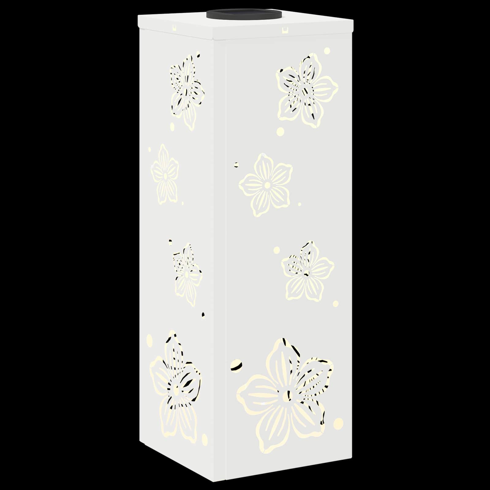 Solar LED Weg Licht 2 stk. Warmes Weiß 18 x 18 x 50 cm