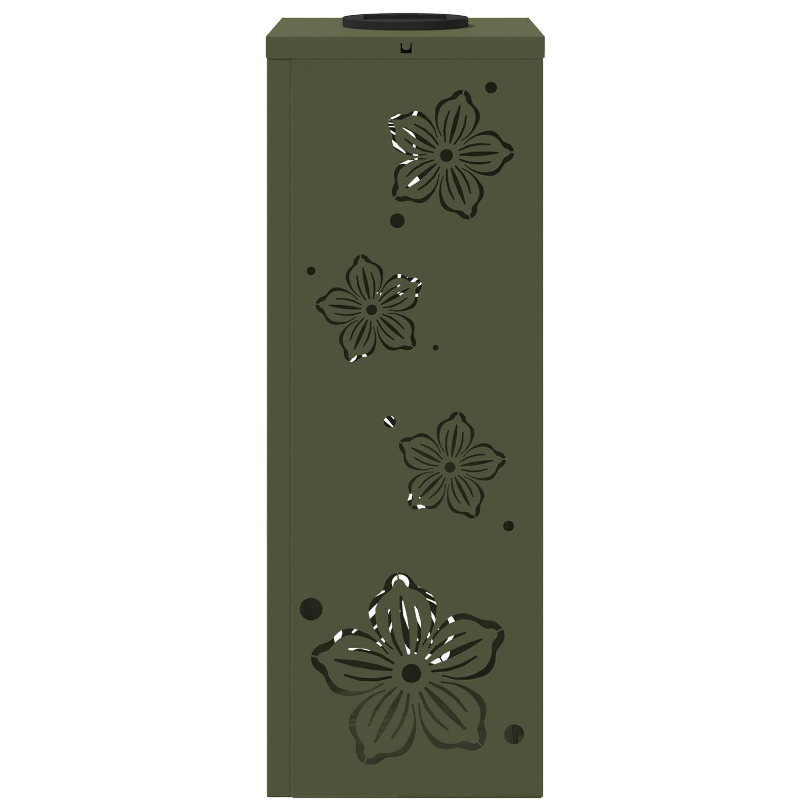 Solar LED Weg Licht 2 stk. Warmes Weiß 18 x 18 x 50 cm