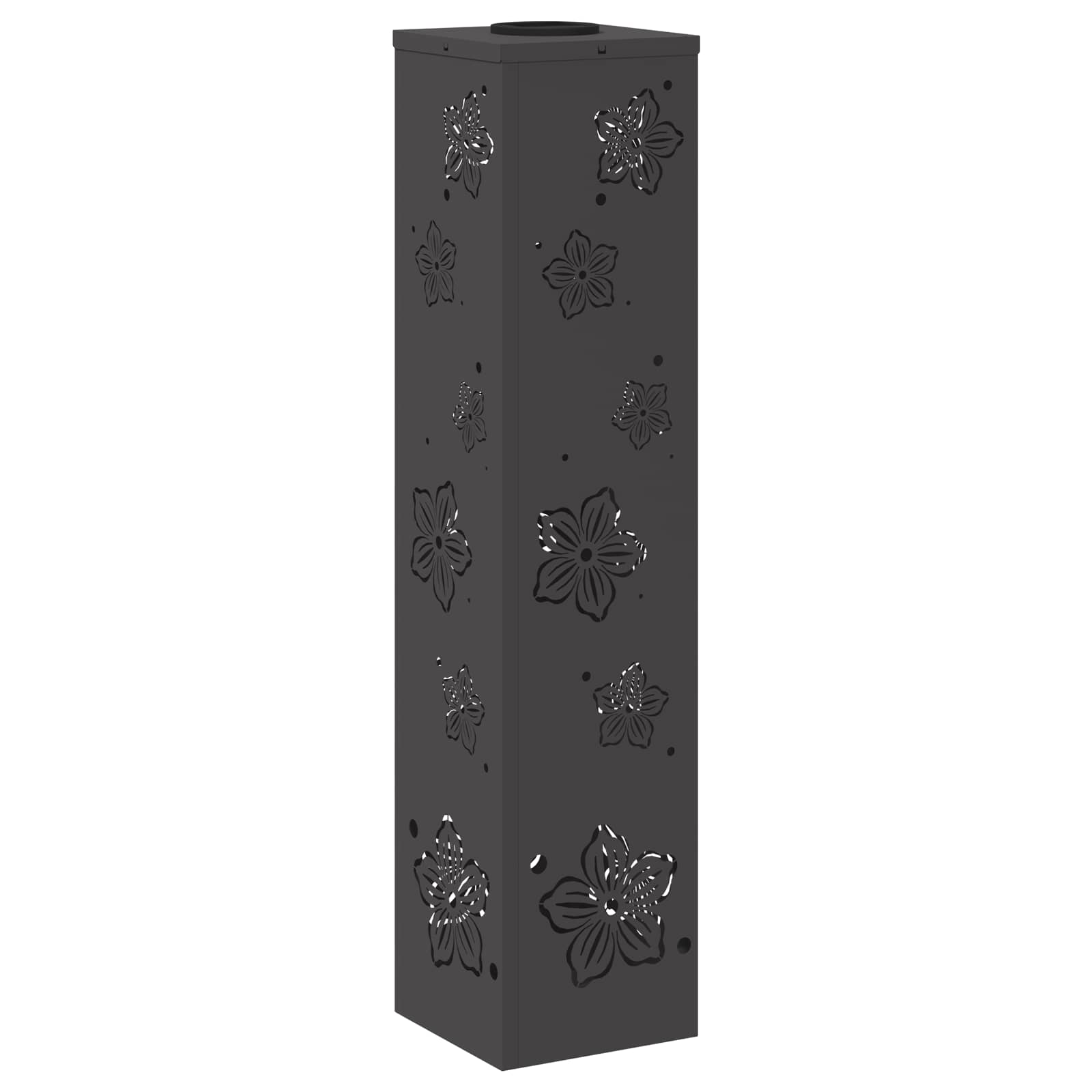 Solar LED Weg Licht 2 stk. Warmes Weiß 18 x 18 x 80 cm