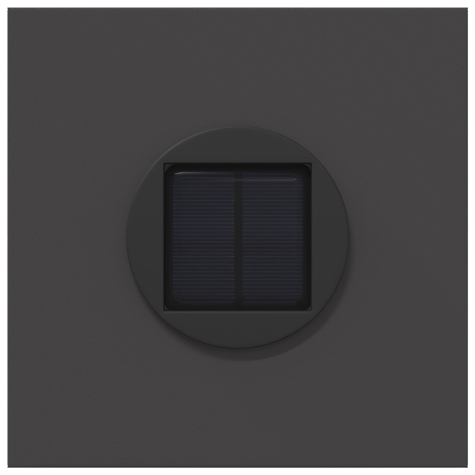 Solar LED Weg Licht 2 stk. Warmes Weiß 18 x 18 x 80 cm