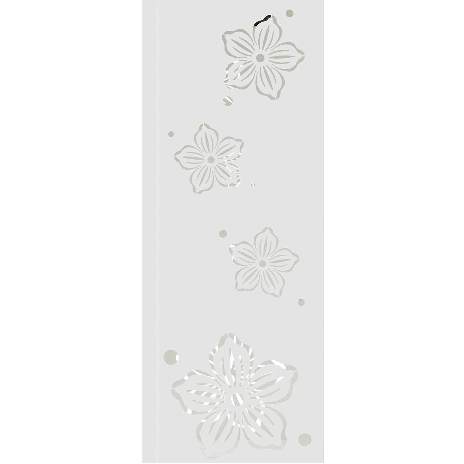 Solar LED Weg Licht 2 stk. Warmes Weiß 18 x 18 x 80 cm