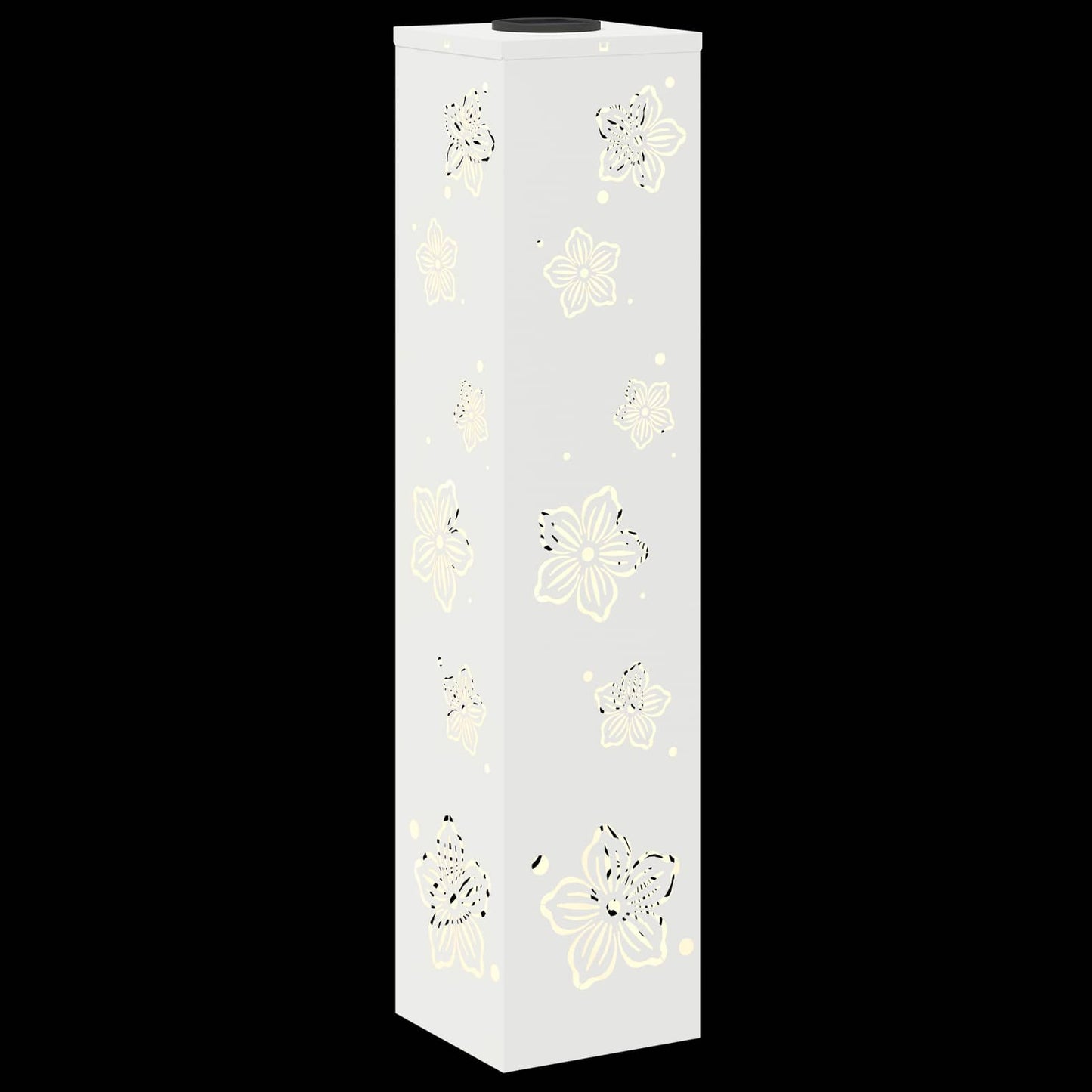Solar LED Weg Licht 2 stk. Warmes Weiß 18 x 18 x 80 cm
