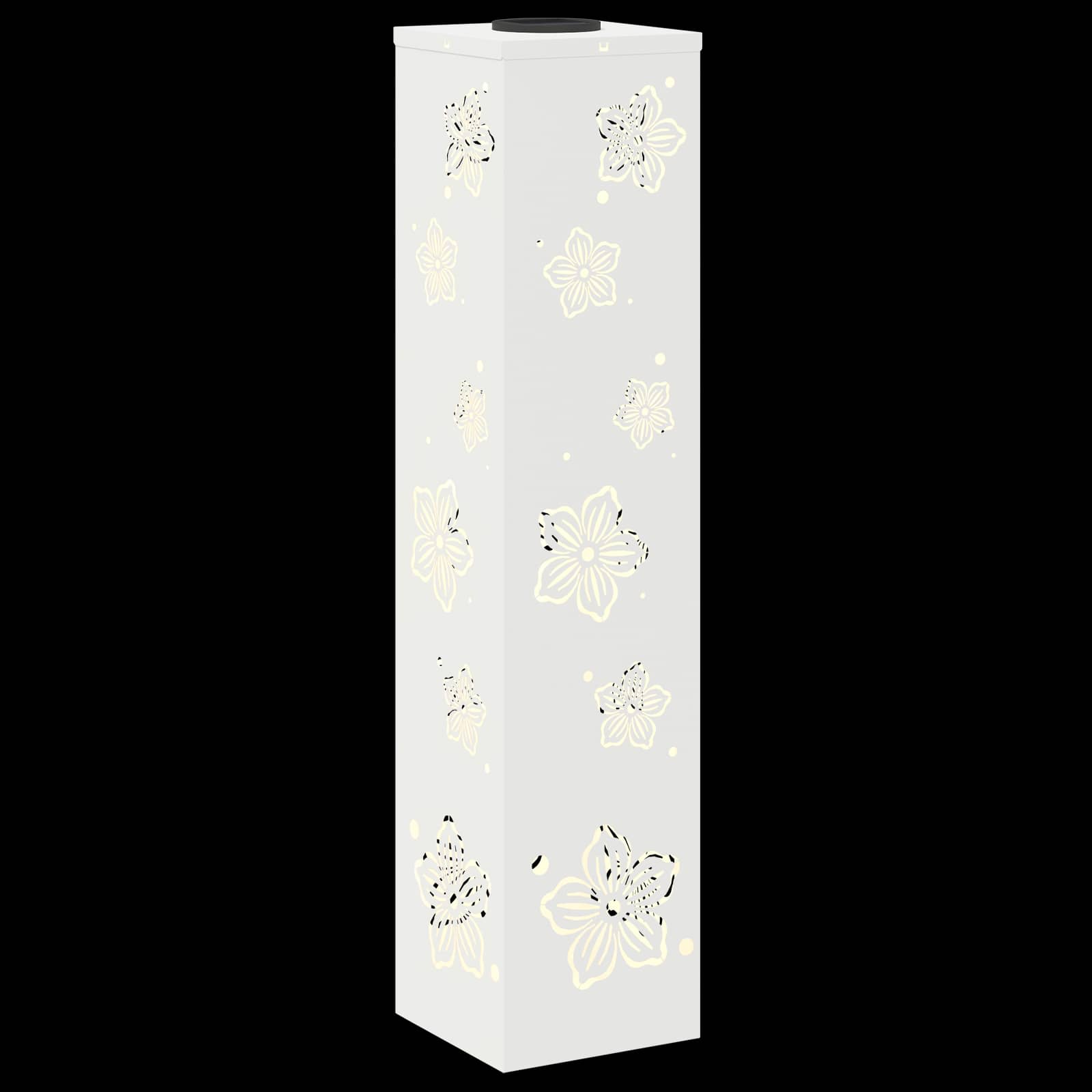 Solar LED Weg Licht 2 stk. Warmes Weiß 18 x 18 x 80 cm