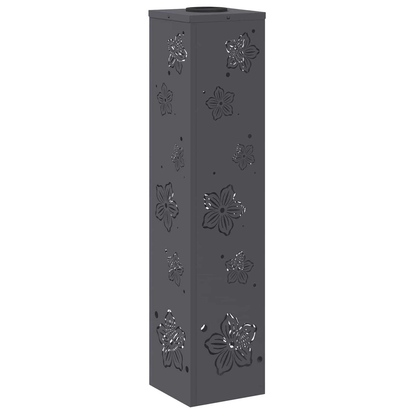 Solar LED Weg Licht 2 stk. Warmes Weiß 18 x 18 x 80 cm