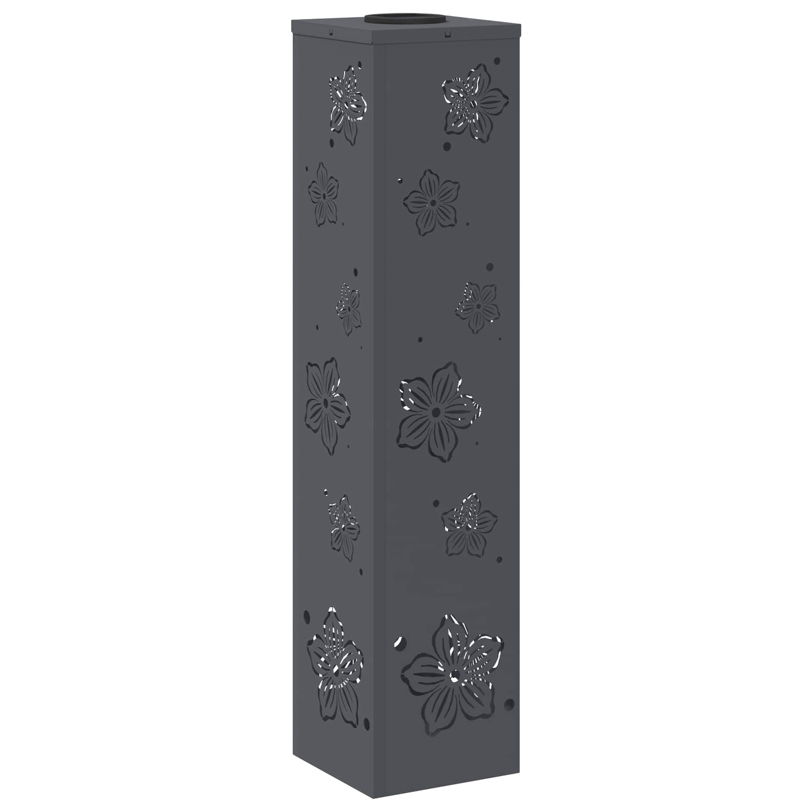 Solar LED Weg Licht 2 stk. Warmes Weiß 18 x 18 x 80 cm