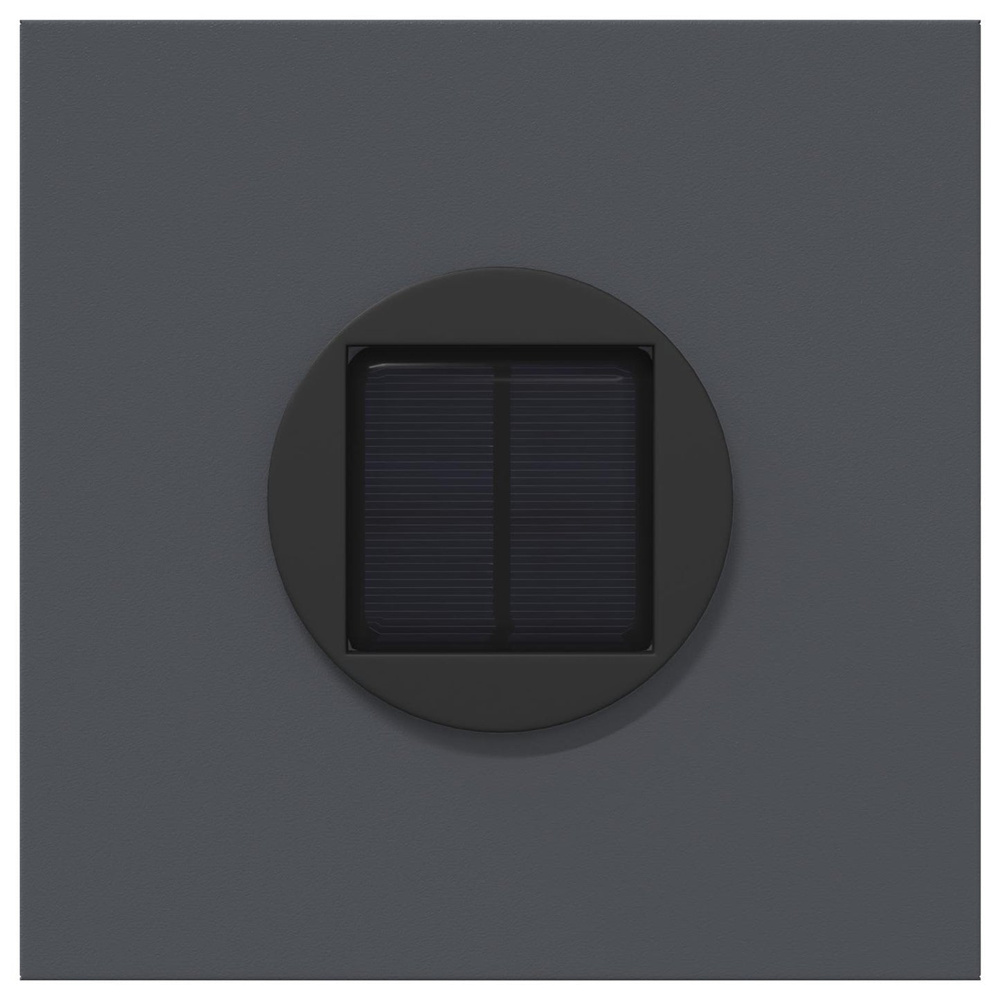 Solar LED Weg Licht 2 stk. Warmes Weiß 18 x 18 x 80 cm