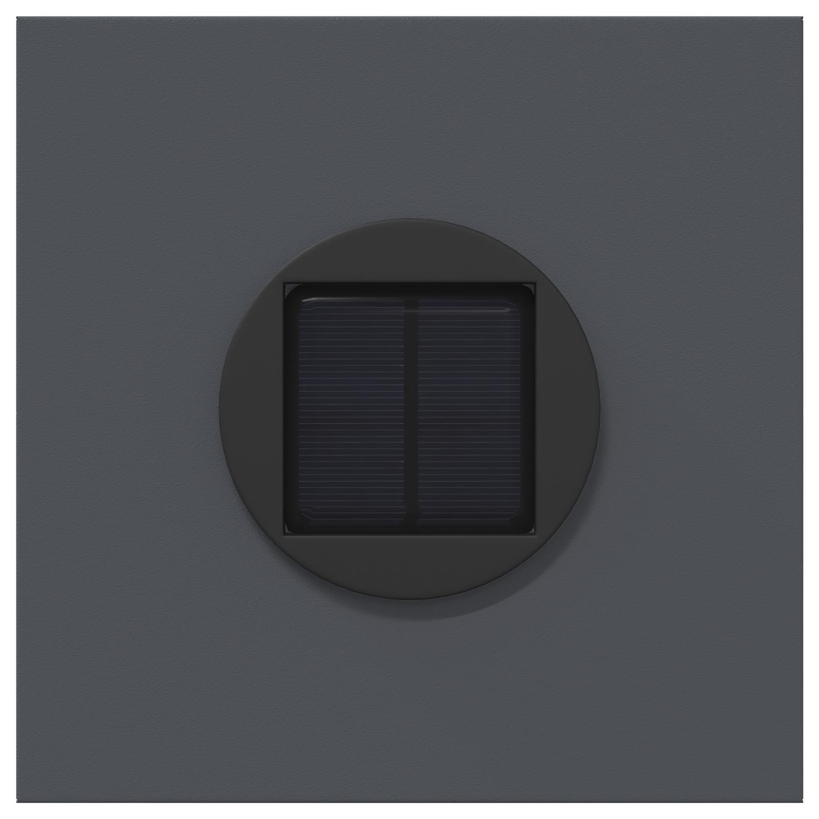 Solar LED Weg Licht 2 stk. Warmes Weiß 18 x 18 x 80 cm