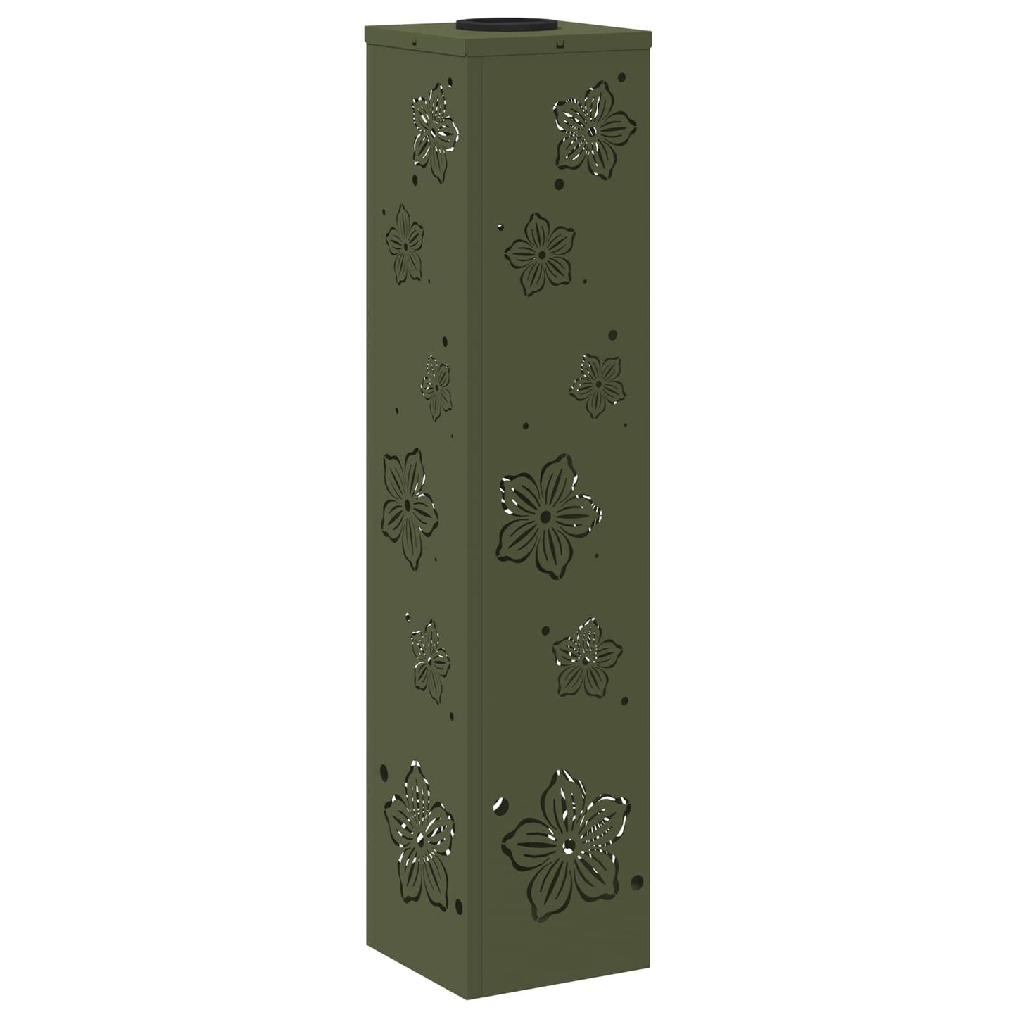 Solar LED Weg Licht 2 stk. Warmes Weiß 18 x 18 x 80 cm