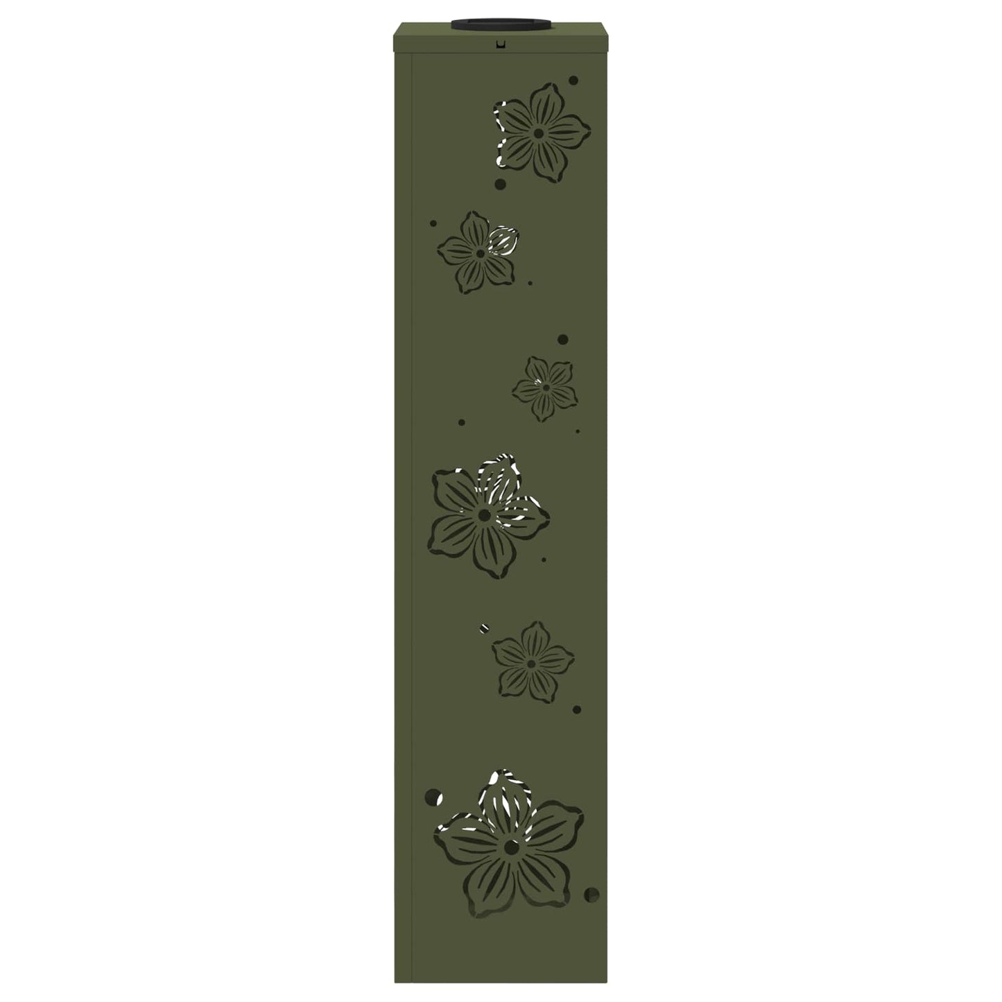 Solar LED Weg Licht 2 stk. Warmes Weiß 18 x 18 x 80 cm