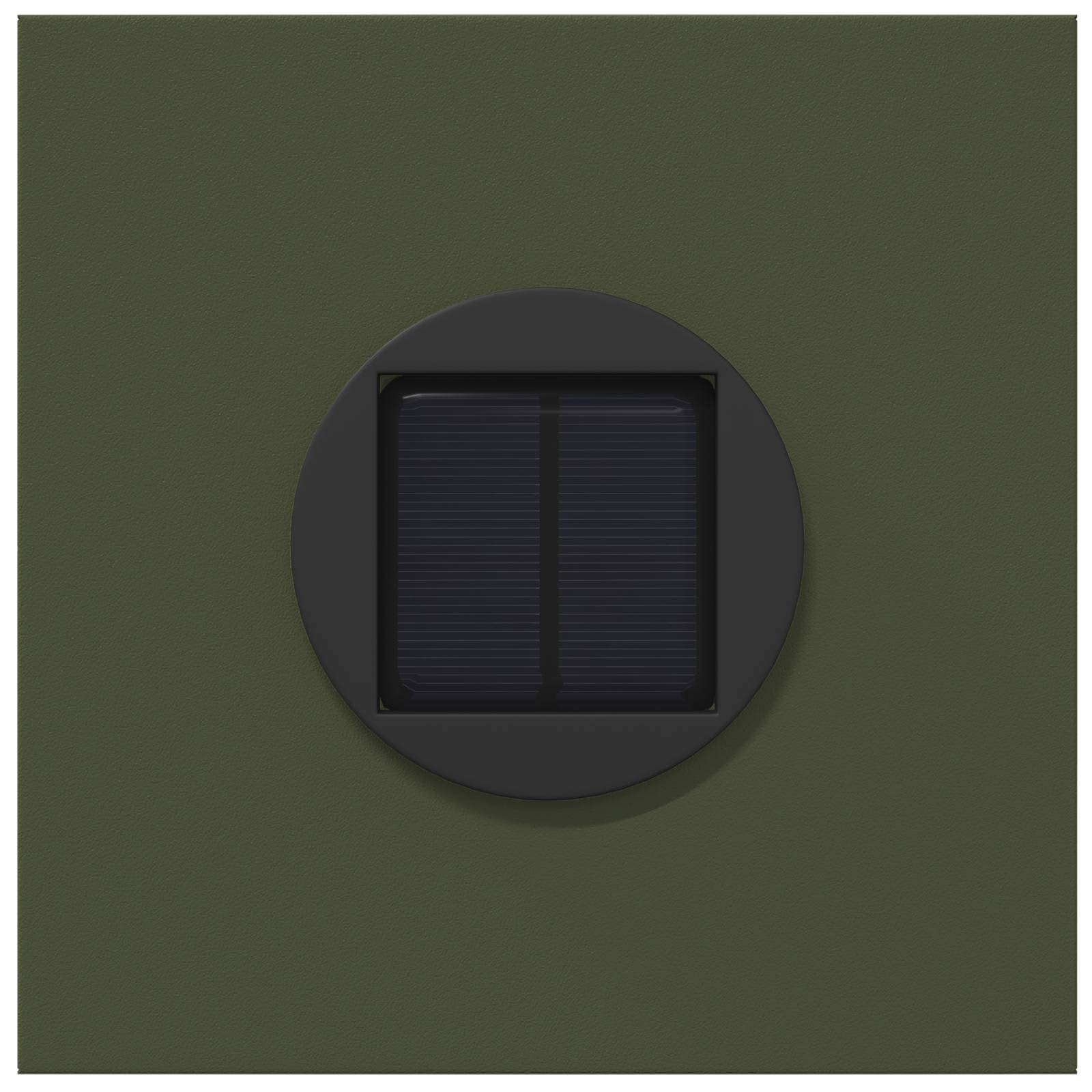 Solar LED Weg Licht 2 stk. Warmes Weiß 18 x 18 x 80 cm