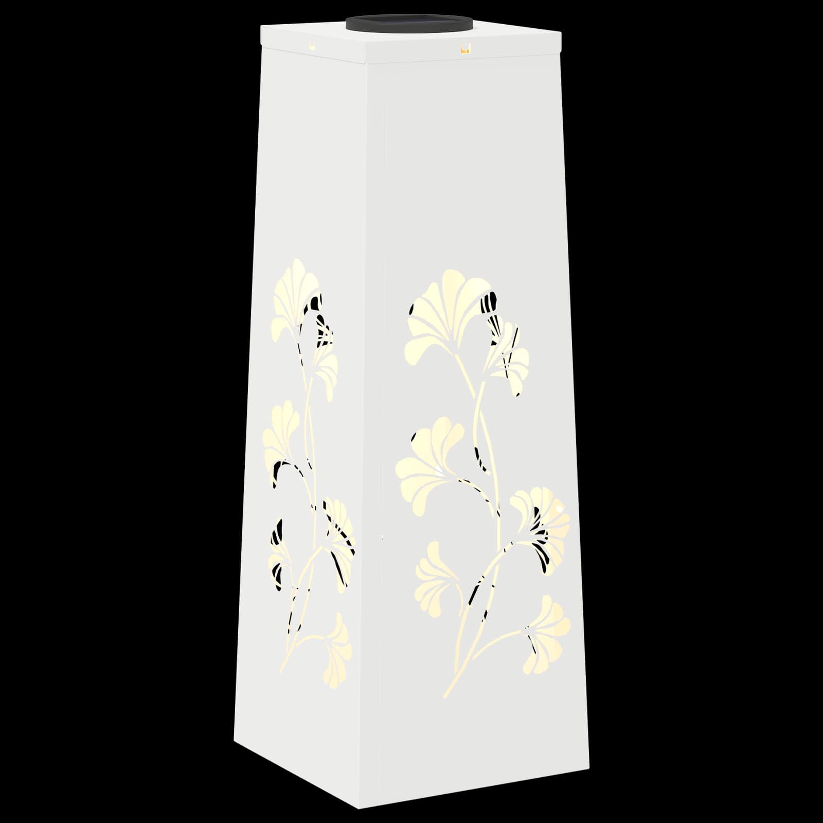 Solar LED Weg Licht 2 stk. Warmes Weiß 18 x 18 x 50 cm