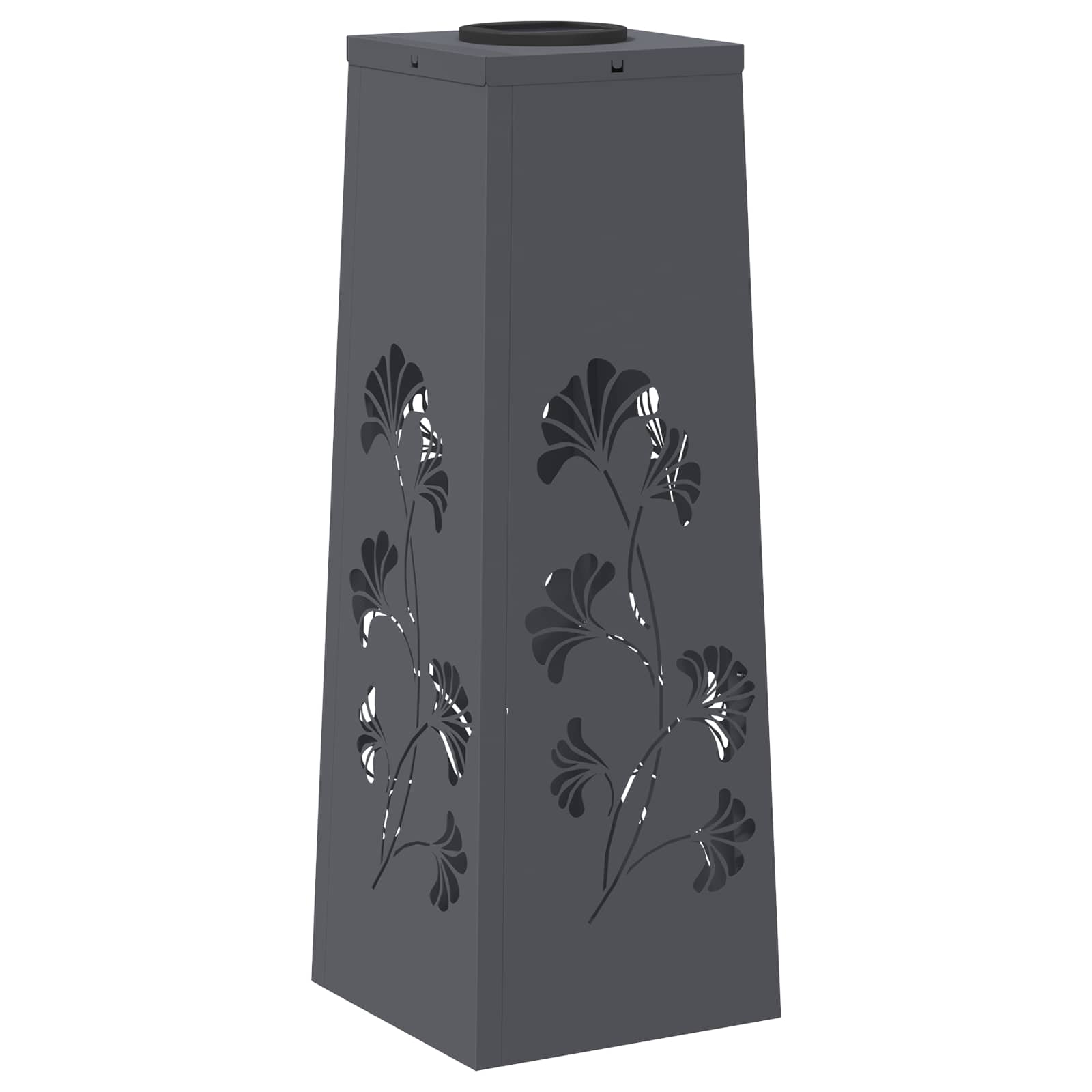 Solar LED Weg Licht 2 stk. Warmes Weiß 18 x 18 x 50 cm