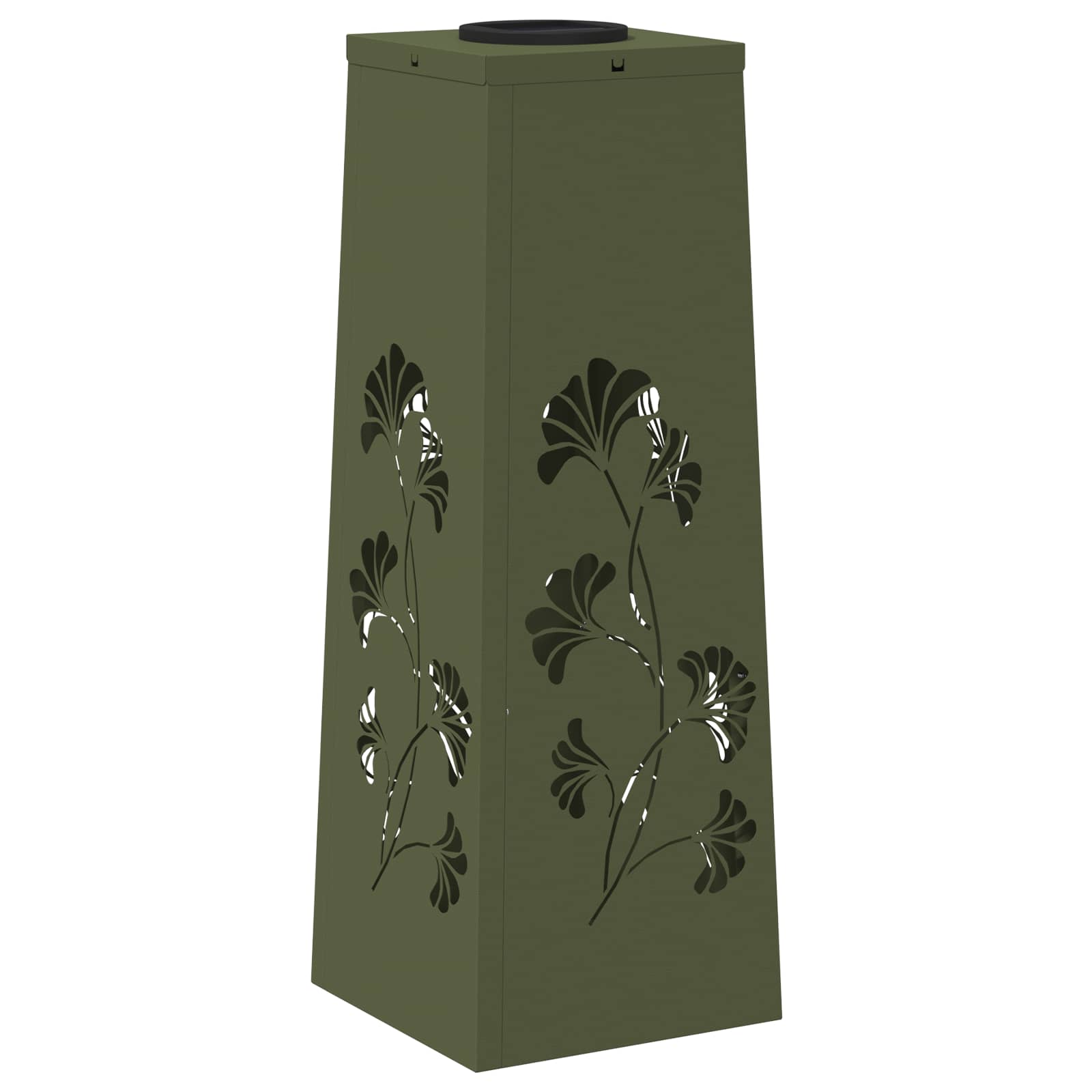 Solar LED Weg Licht 2 stk. Warmes Weiß 18 x 18 x 50 cm