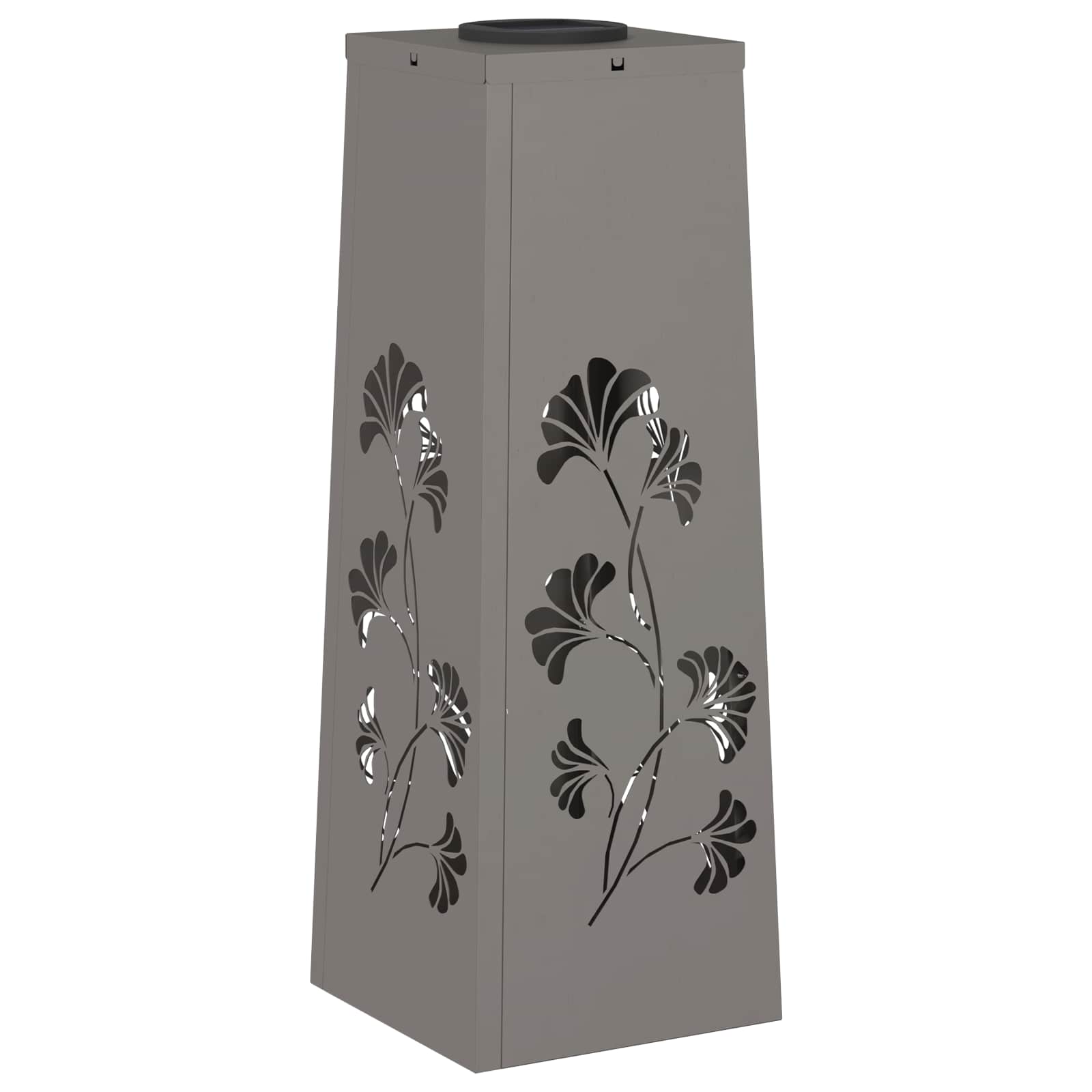 Solar LED Weg Licht 2 stk. Warmes Weiß 18 x 18 x 50 cm