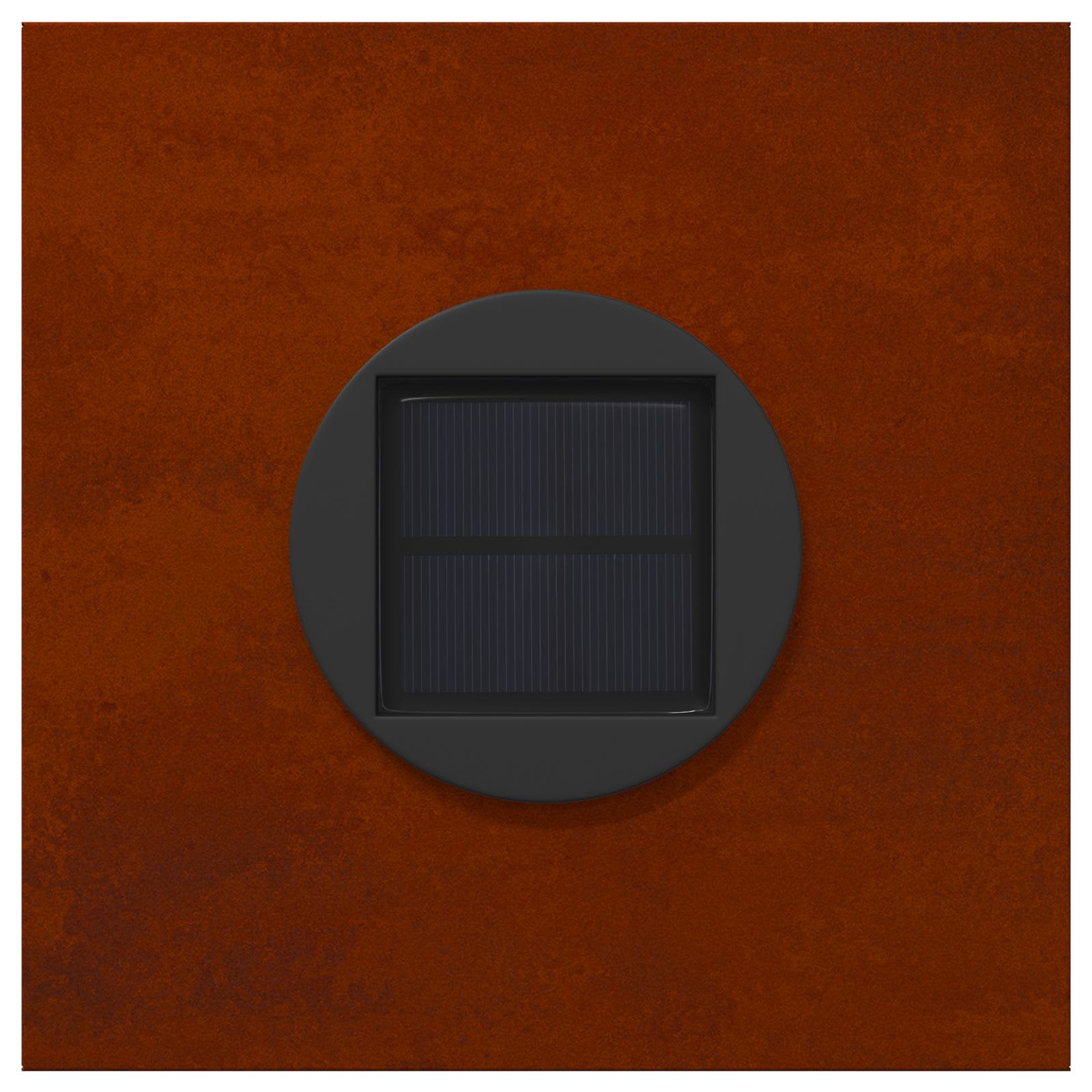 Solar LED Weg Licht 2 stk. Warmes Weiß 18 x 18 x 50 cm