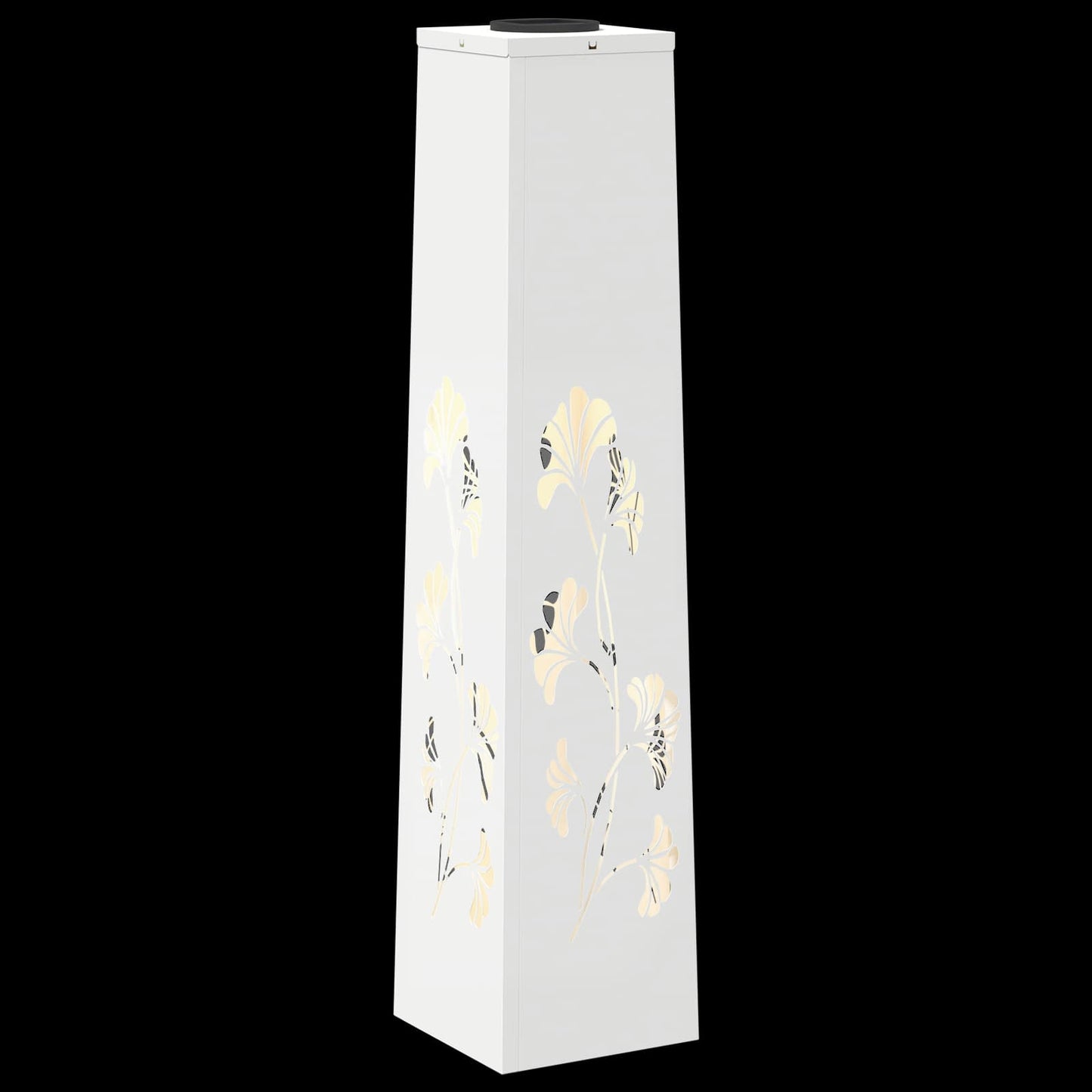 Solar LED Weg Licht 2 stk. Warmes Weiß 18 x 18 x 80 cm