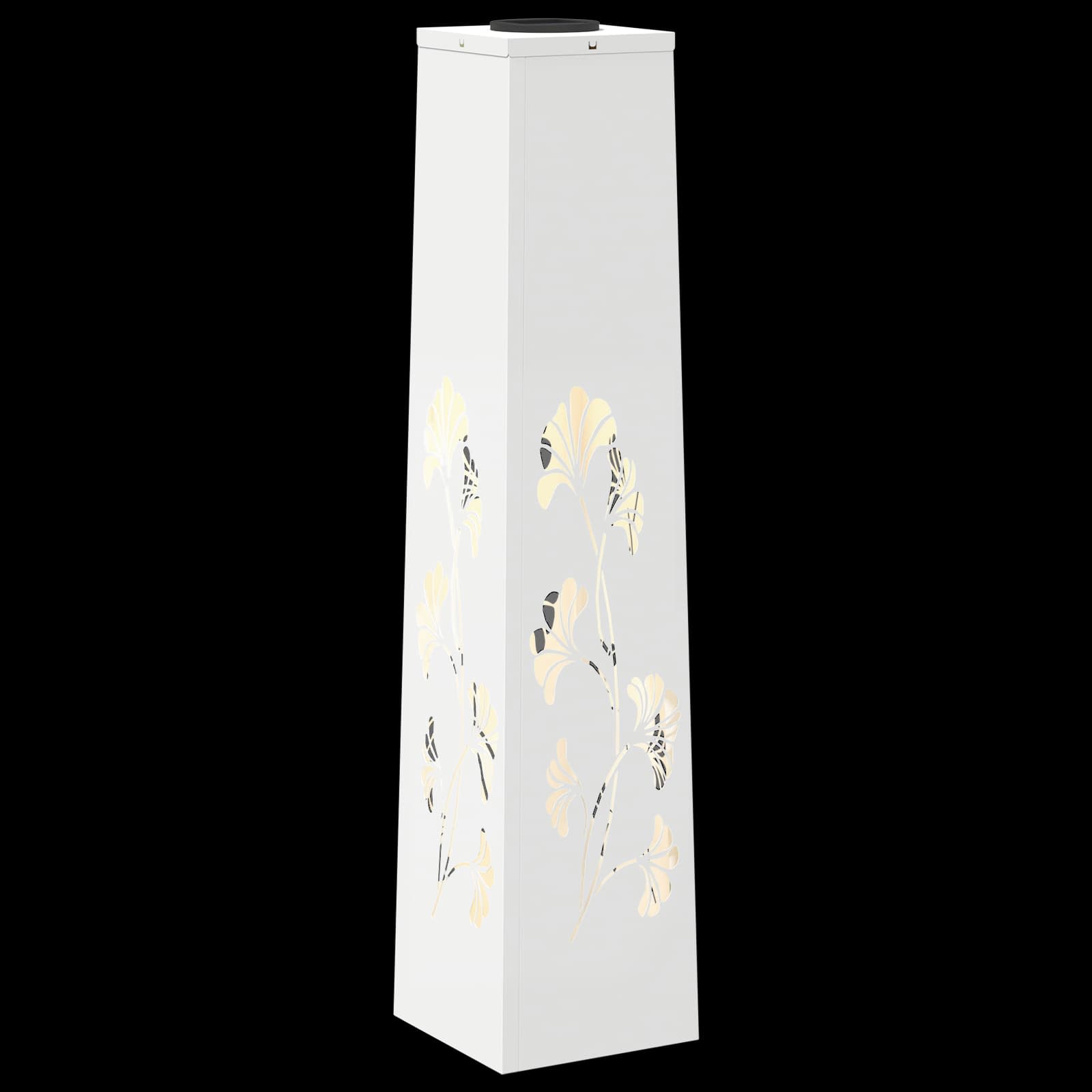 Solar LED Weg Licht 2 stk. Warmes Weiß 18 x 18 x 80 cm