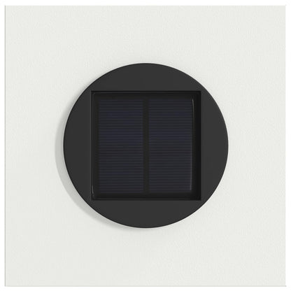 Solar LED Weg Licht 2 stk. Warmes Weiß 18 x 18 x 80 cm