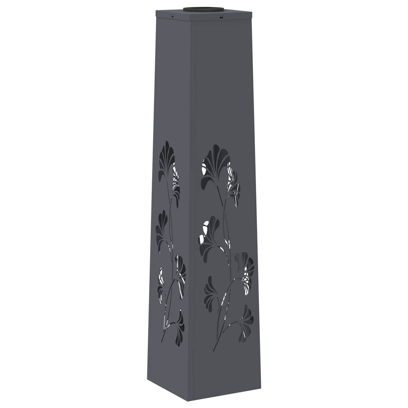 Solar LED Weg Licht 2 stk. Warmes Weiß 18 x 18 x 80 cm