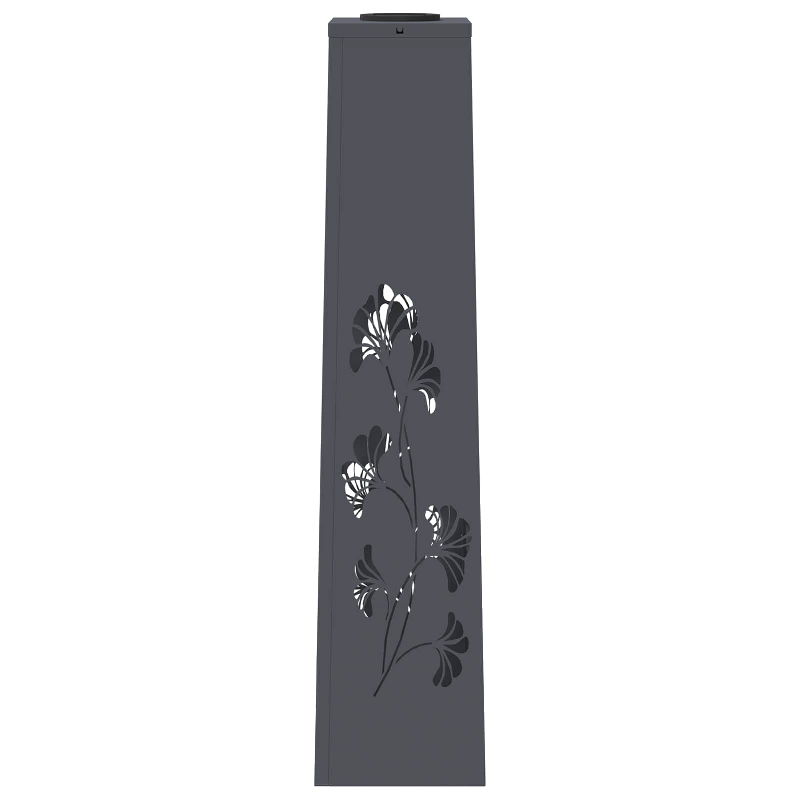 Solar LED Weg Licht 2 stk. Warmes Weiß 18 x 18 x 80 cm