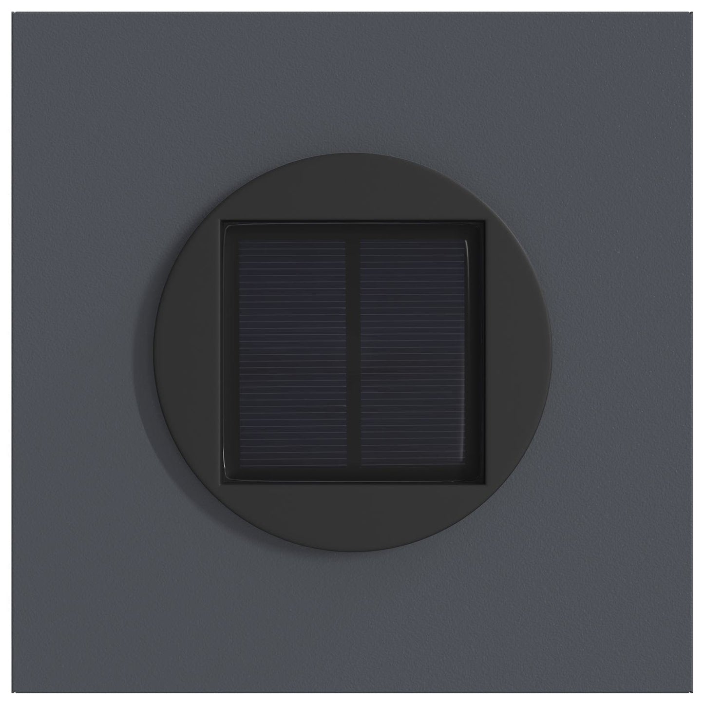 Solar LED Weg Licht 2 stk. Warmes Weiß 18 x 18 x 80 cm
