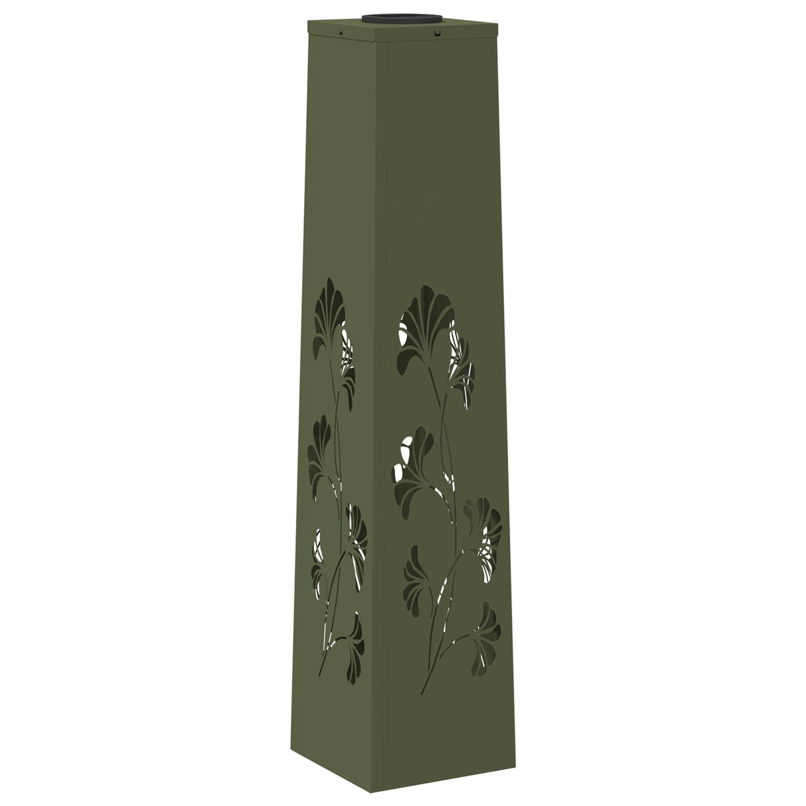 Solar LED Weg Licht 2 stk. Warmes Weiß 18 x 18 x 80 cm