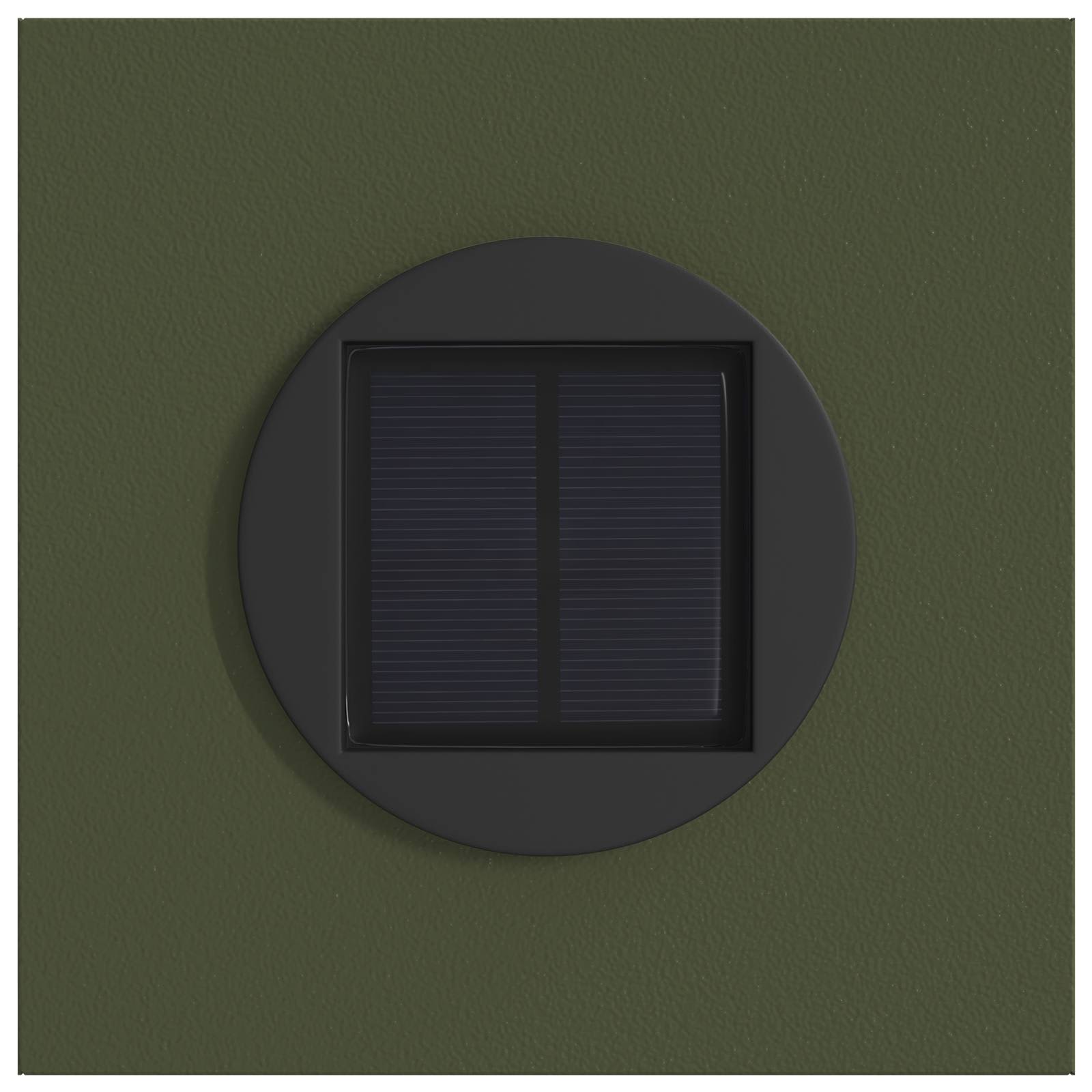 Solar LED Weg Licht 2 stk. Warmes Weiß 18 x 18 x 80 cm