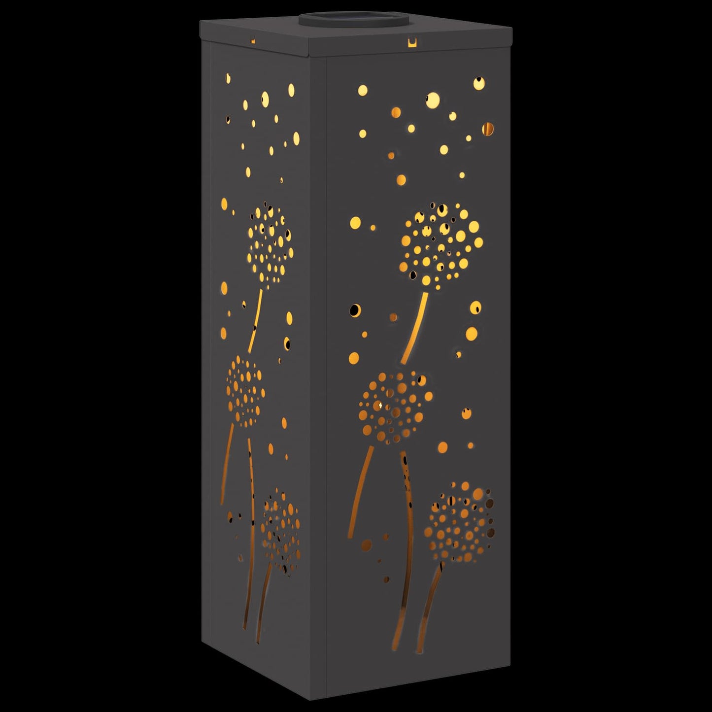Solar LED Weg Licht 2 stk. Warmes Weiß 18 x 18 x 50 cm