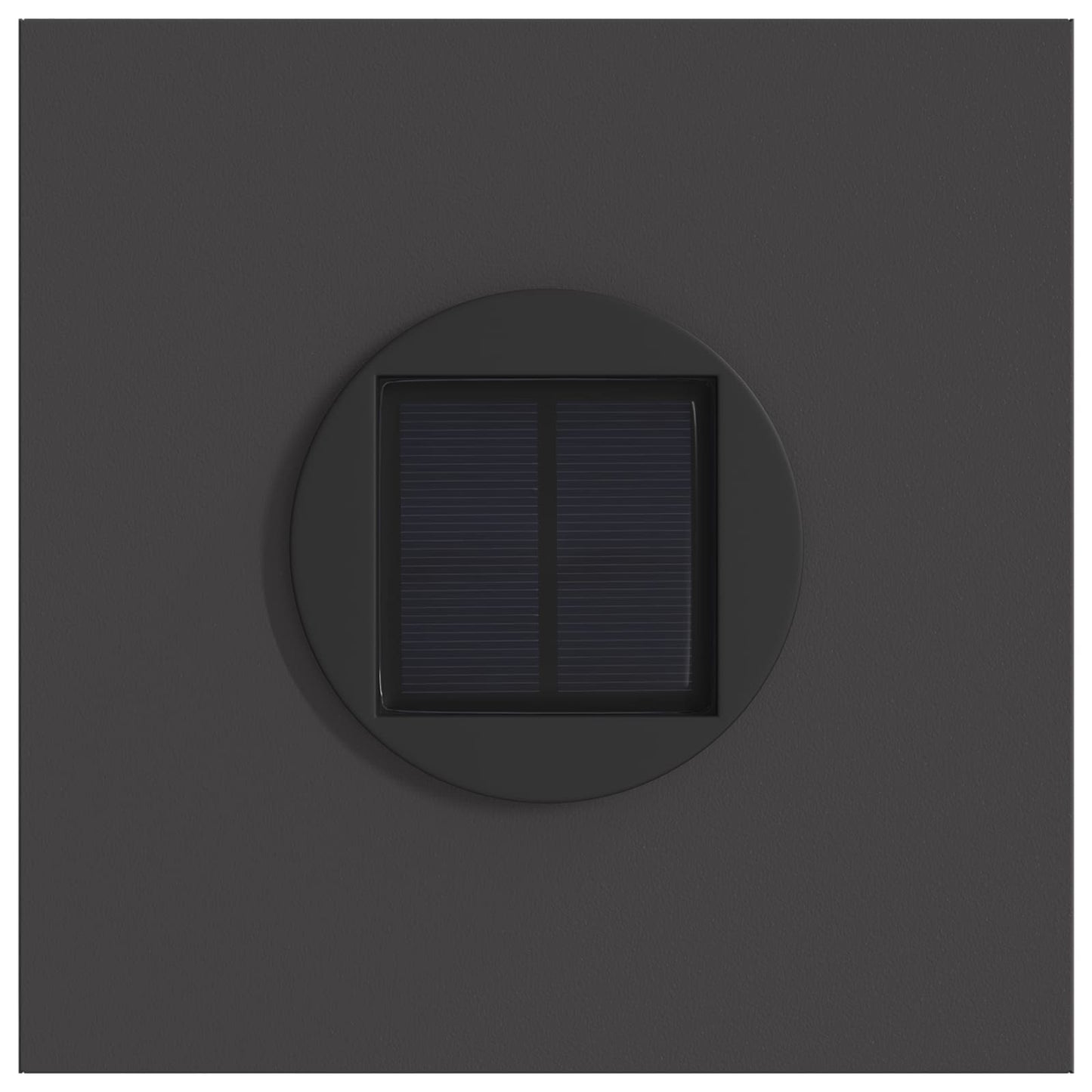 Solar LED Weg Licht 2 stk. Warmes Weiß 18 x 18 x 50 cm