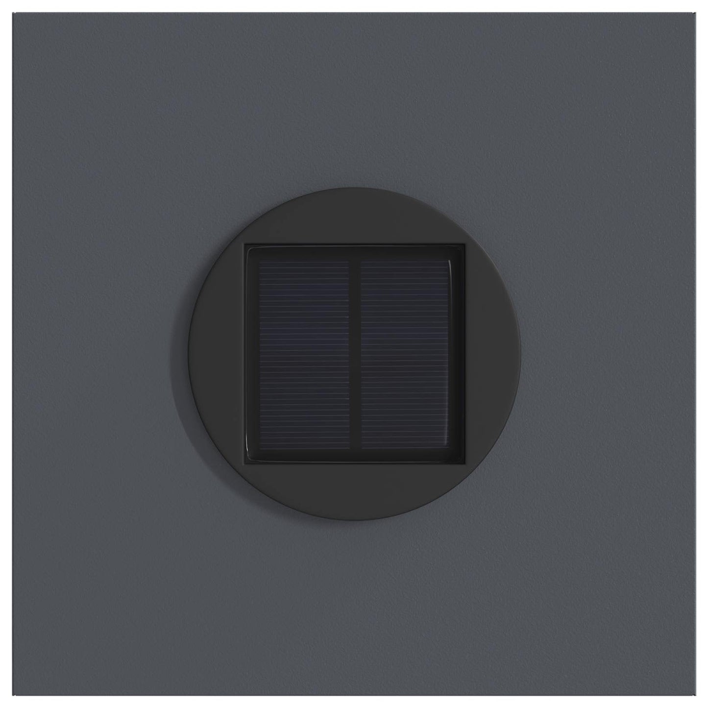 Solar LED Weg Licht 2 stk. Warmes Weiß 18 x 18 x 50 cm