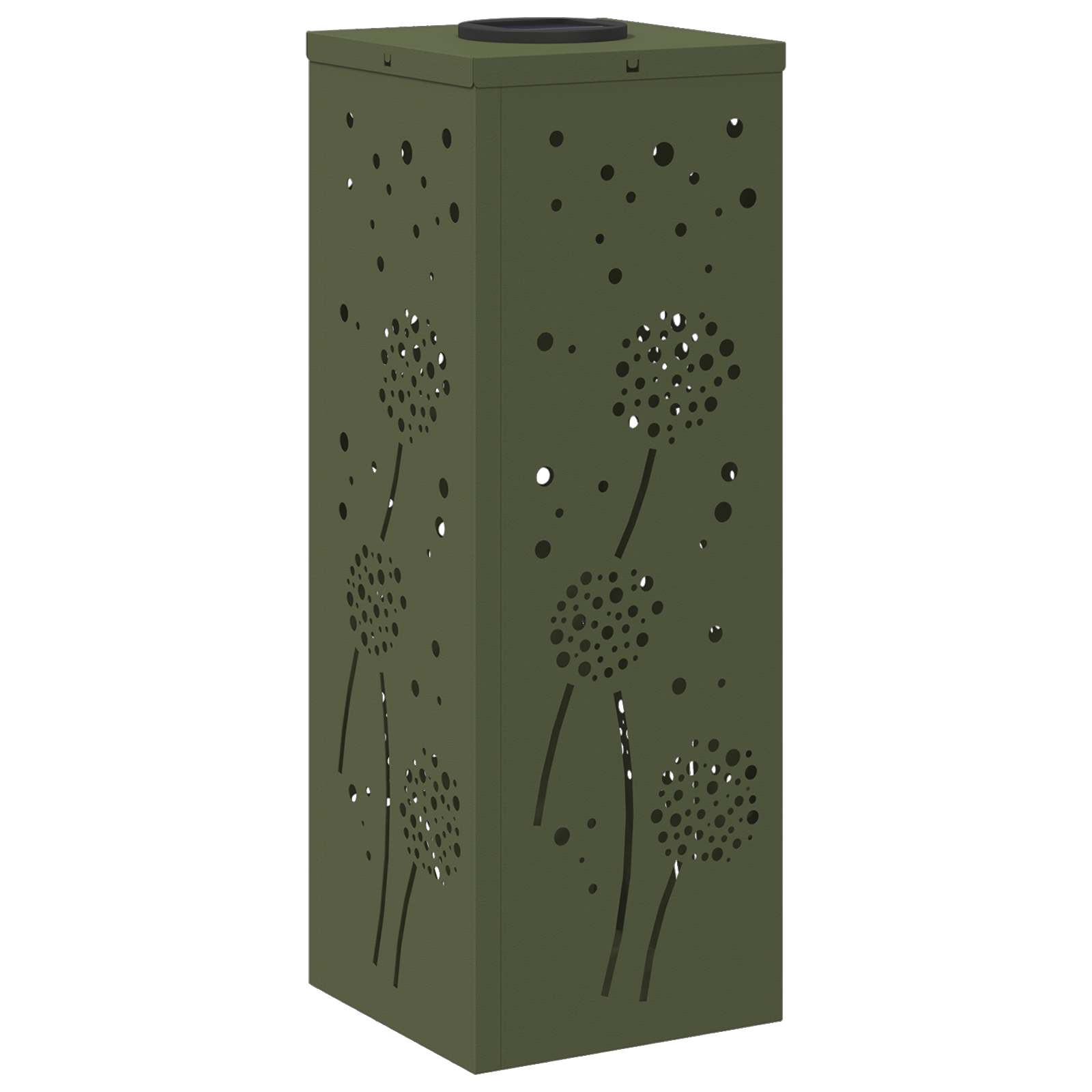 Solar LED Weg Licht 2 stk. Warmes Weiß 18 x 18 x 50 cm