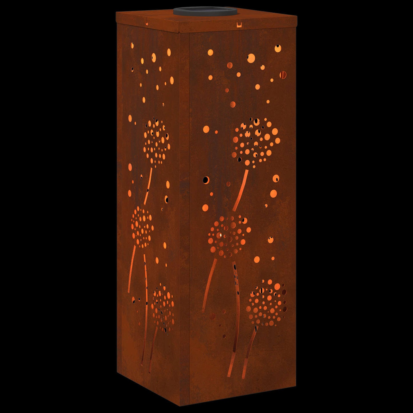 Solar LED Weg Licht 2 stk. Warmes Weiß 18 x 18 x 50 cm