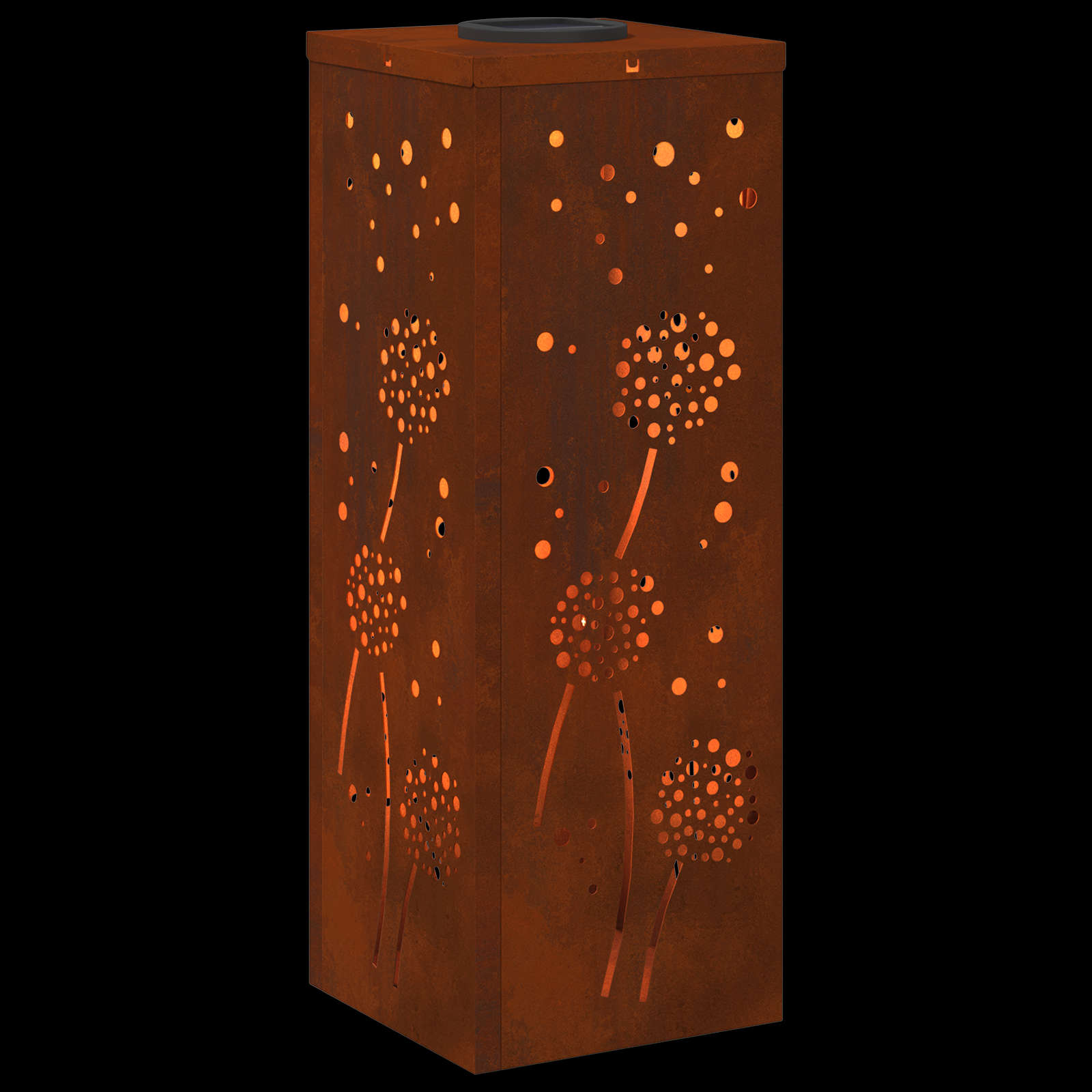 Solar LED Weg Licht 2 stk. Warmes Weiß 18 x 18 x 50 cm