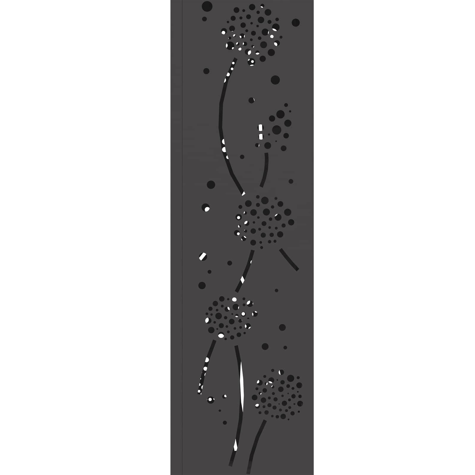 Solar LED Weg Licht 2 stk. Warmes Weiß 18 x 18 x 80 cm