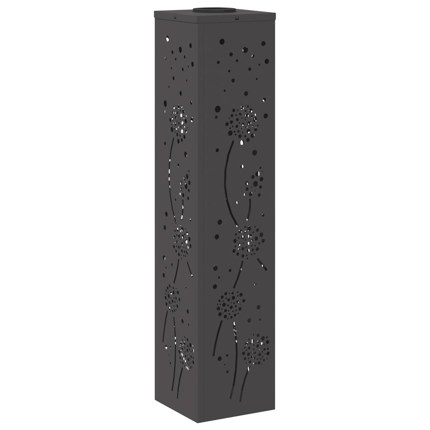 Solar LED Weg Licht 2 stk. Warmes Weiß 18 x 18 x 80 cm