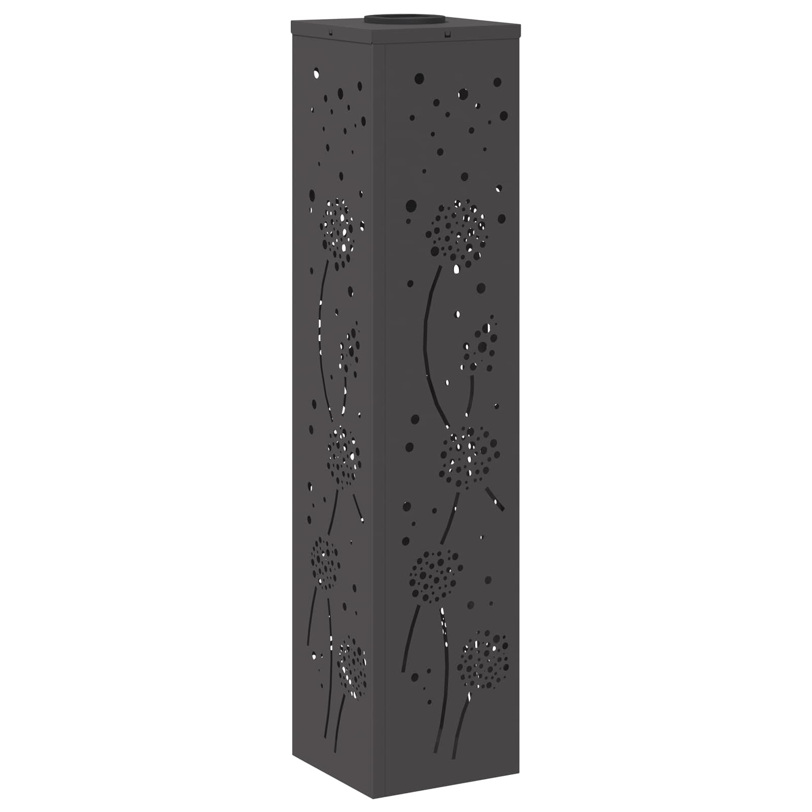 Solar LED Weg Licht 2 stk. Warmes Weiß 18 x 18 x 80 cm