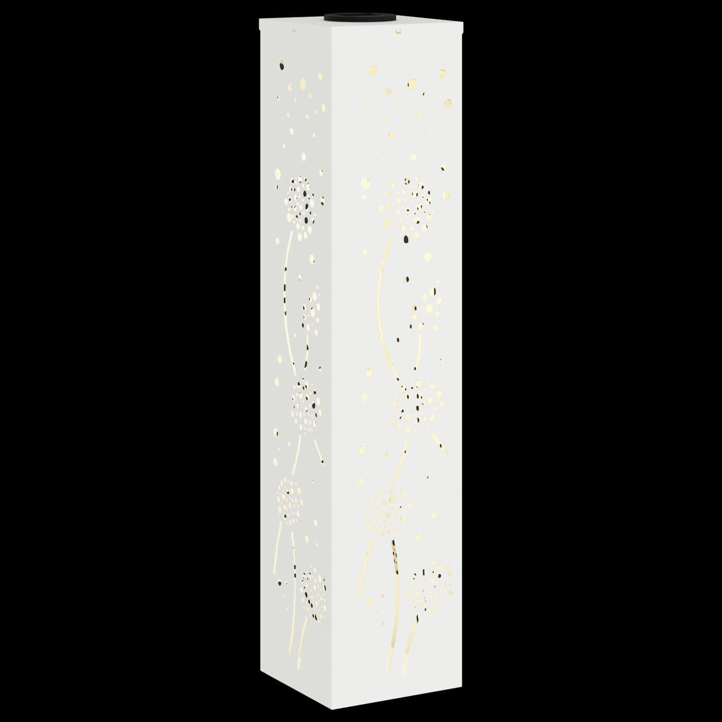 Solar LED Weg Licht 2 stk. Warmes Weiß 18 x 18 x 80 cm
