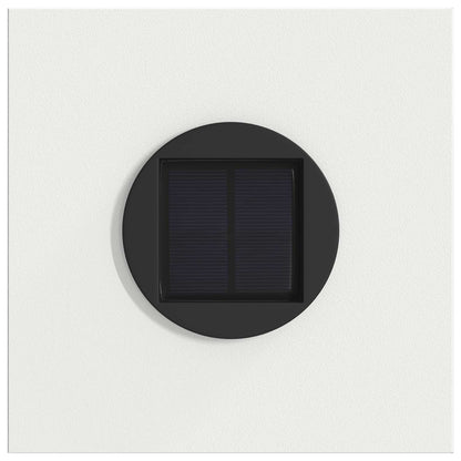 Solar LED Weg Licht 2 stk. Warmes Weiß 18 x 18 x 80 cm