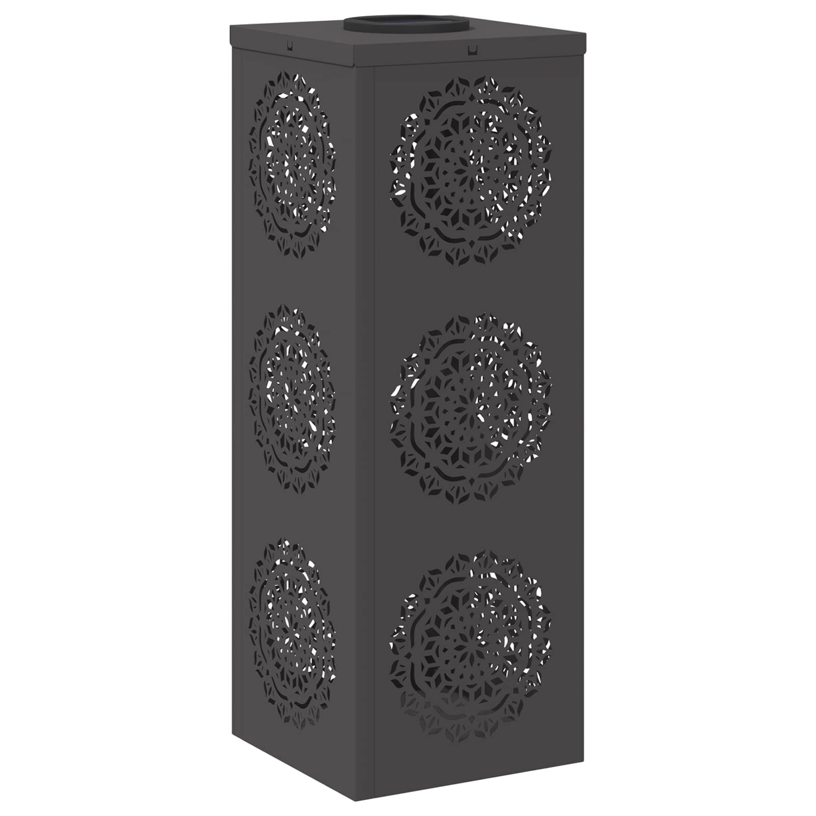 Solar LED Weg Licht 2 stk. Warmes Weiß 18 x 18 x 50 cm